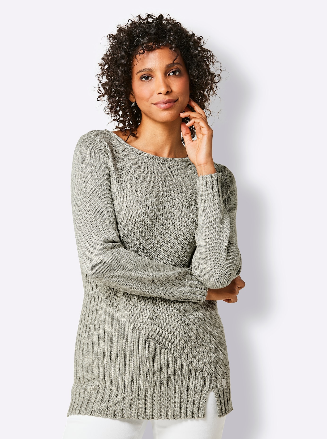 CREATION L PREMIUM Strickpullover »Lyocell-Baumwoll-Pullover«