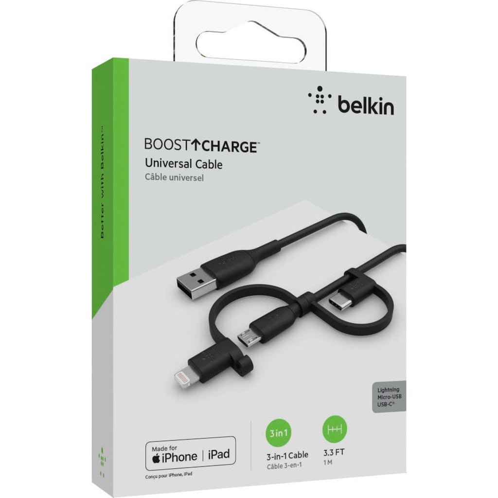 Belkin Smartphone-Kabel »BOOST CHARGE Universal-Kabel«, 100 cm