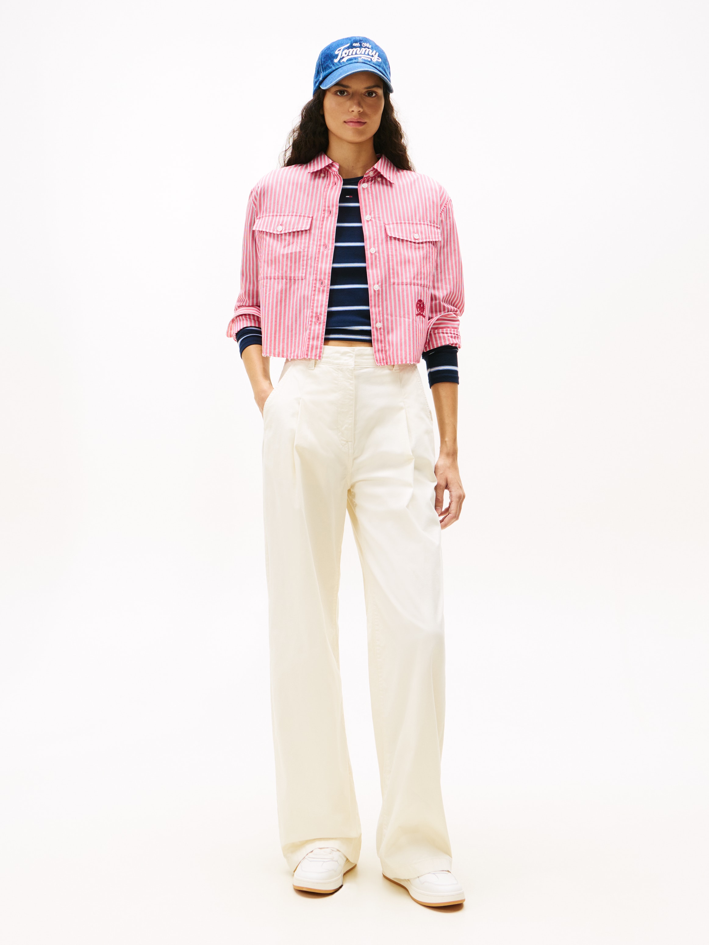 Tommy Jeans Chinohose »TJW WIDE LEG CHINO«  Baumwollmischung,  lässig geschnitten