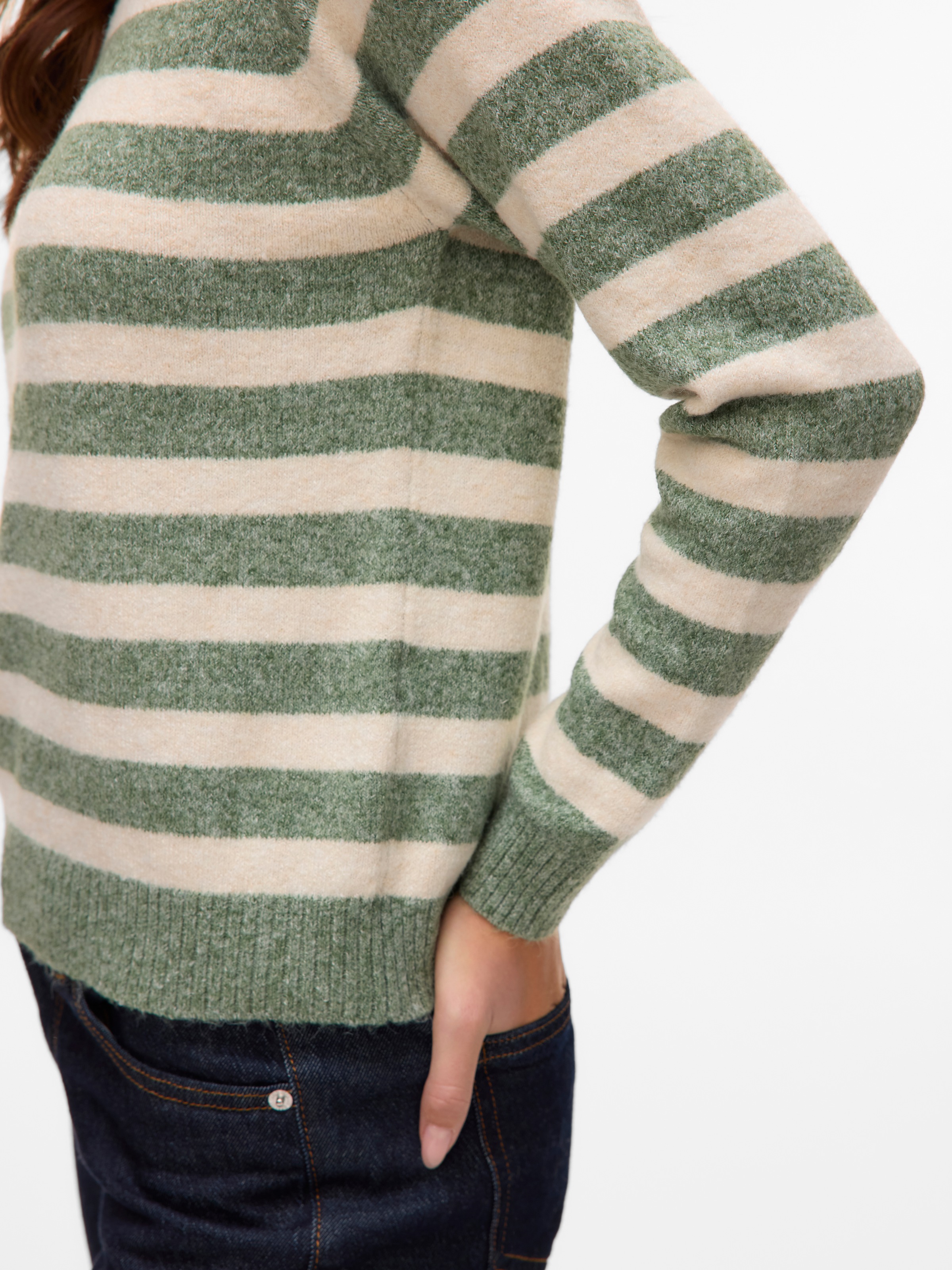 Vero Moda Rundhalspullover »VMDOFFY LS O-NECK BLOUSE GA NOOS«