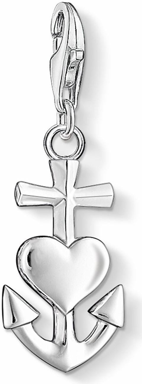 THOMAS SABO Charm-Einhänger »Kreuz-, Herz-, Anker-Design, Glaube, Liebe, Hoffnung«