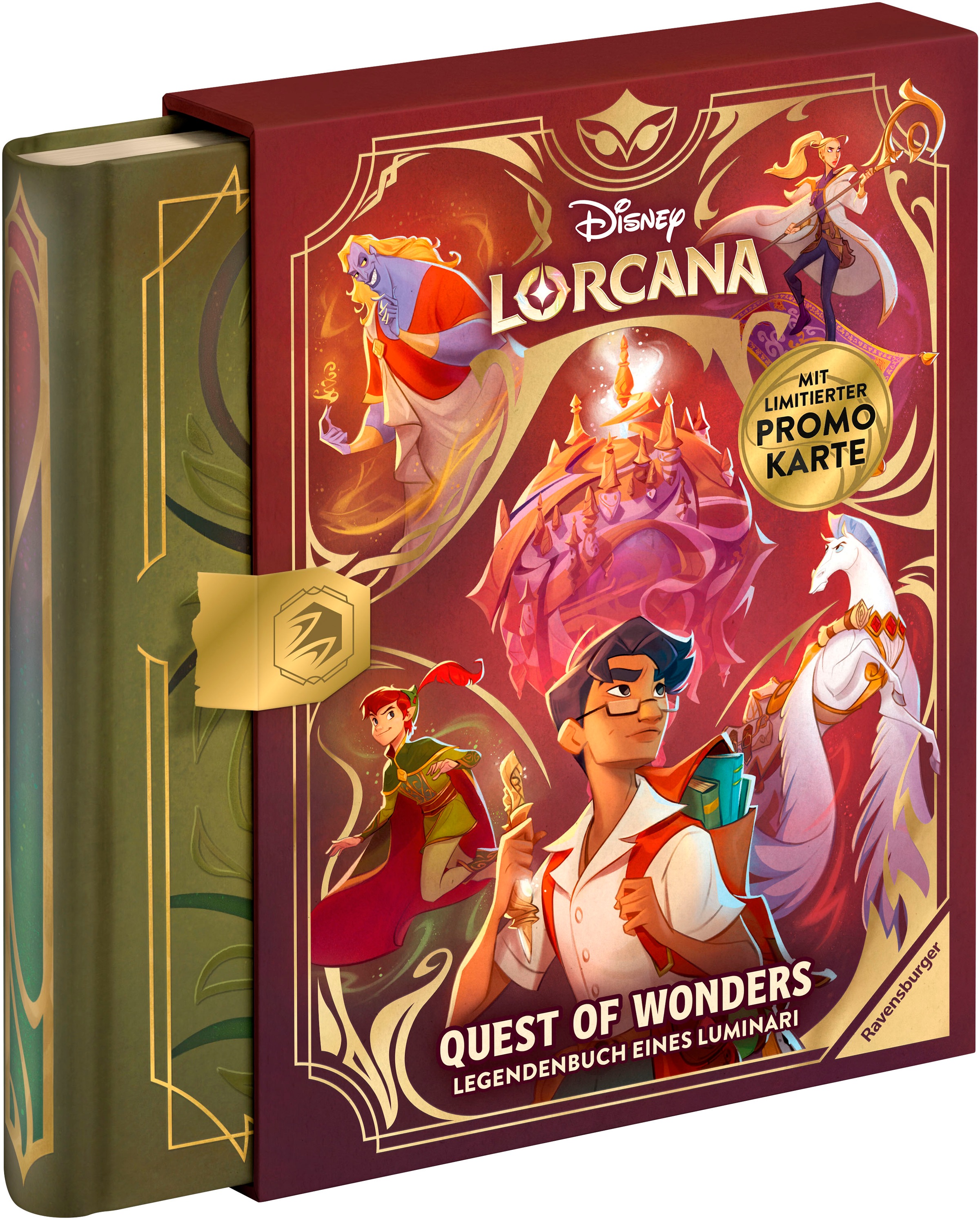 Ravensburger Kinderbuch »Disney Lorcana - Quest of Wonders. Legendenbuch eines Luminari« Made in Germany