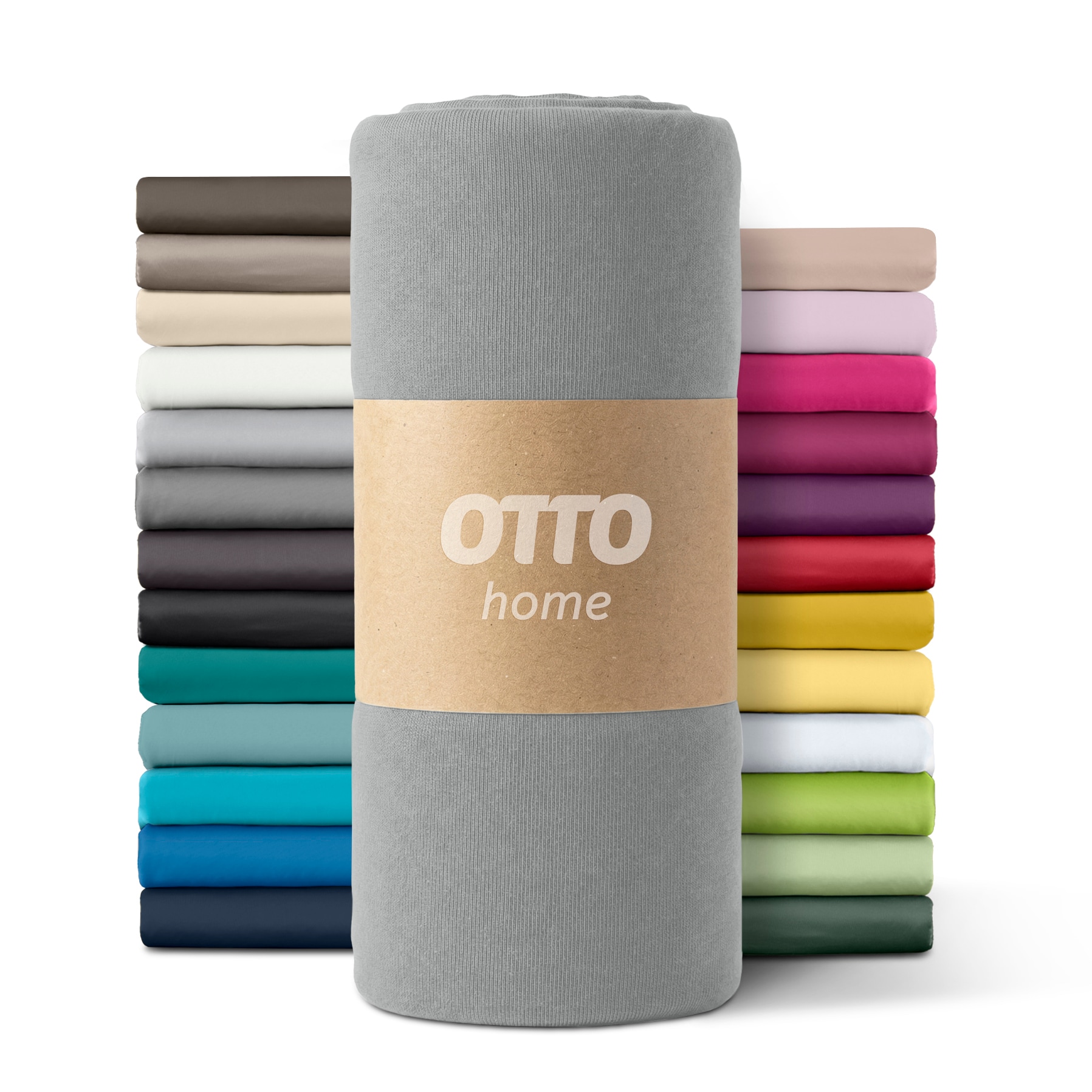 OTTO home Spannbettlaken »PAPRIKA« Bettlaken Laken in zwei Qualitäten: Fleece & Jersey, schnelltrocknend