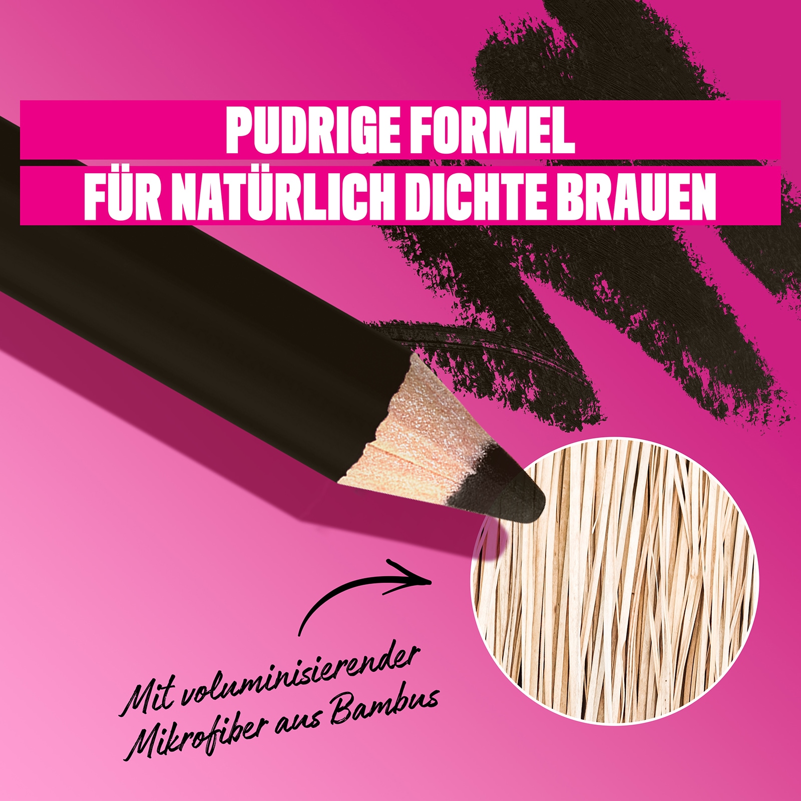 NYX Augenbrauenpflege »Makeup Powder Louder Brow Pencil«, mit Mikrofiber