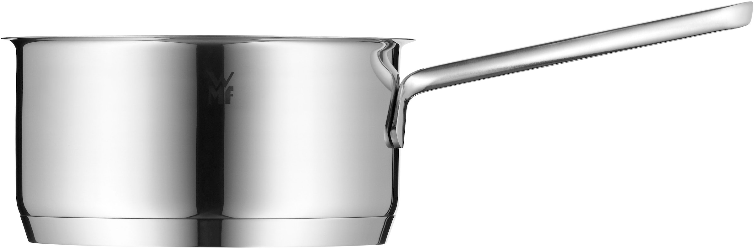 WMF Kasserolle »Provence Plus, Stielkasserolle«, Cromargan® Edelstahl Rostfrei 18/10, (1 tlg.), breiter Schüttrand, elegant, langlebig, spülmaschinengeeignet