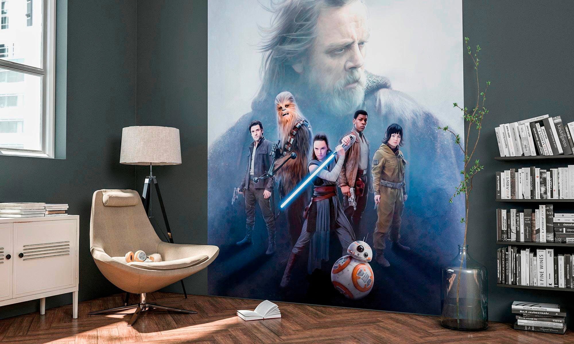 Komar Vliestapete »Digitaldruck Vlies - Star Wars Last Hope - Größe 200 x 250 cm«, bedruckt, Kinderzimmer