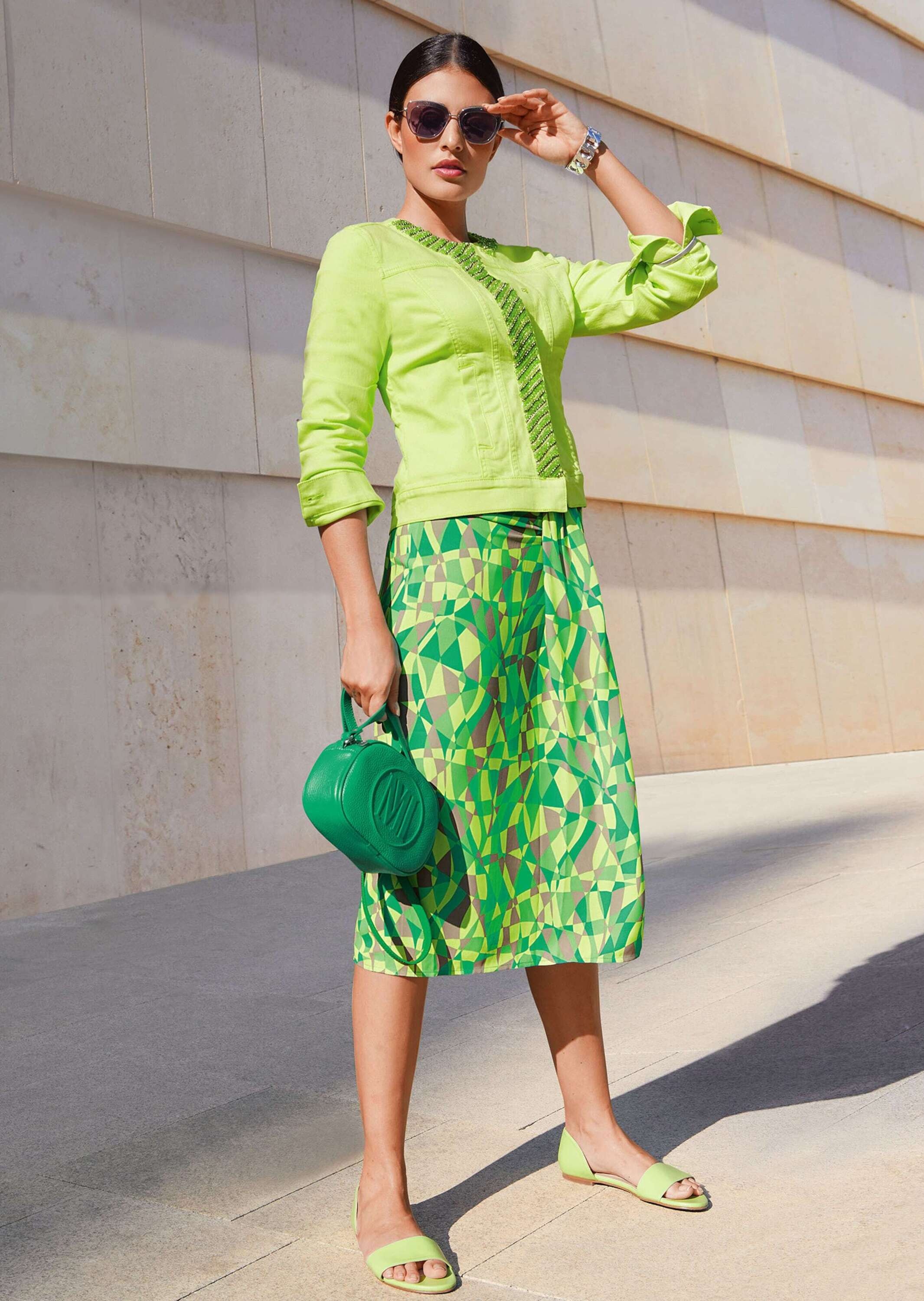 MADELEINE Jeansjacke »Jeansjacke Jeansjacke mit Schmucksteinen«