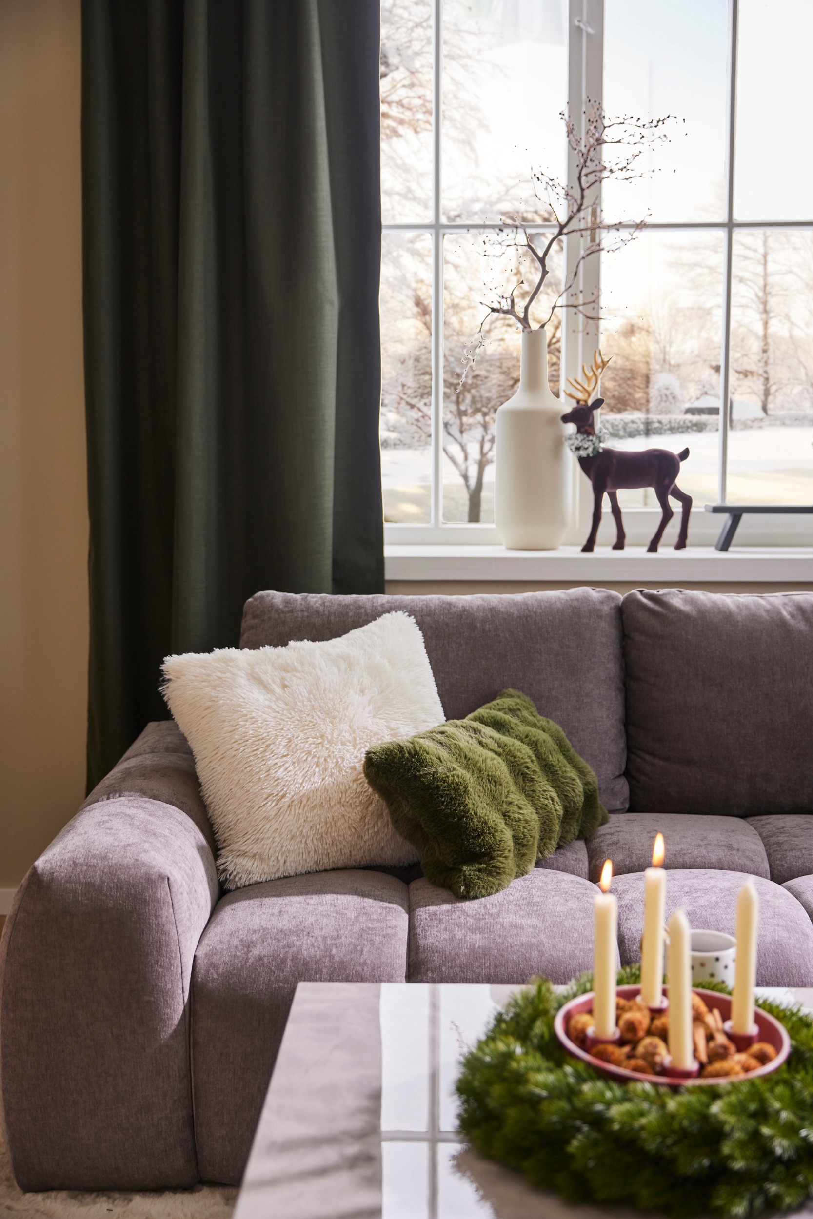 INOSIGN Ecksofa »AZITA klein optionale Schlafsofa mit Bettkasten, B/T/H: 270/166,5/84cm«, L-Form mit Wellenunterfederung, Bubble-Optik