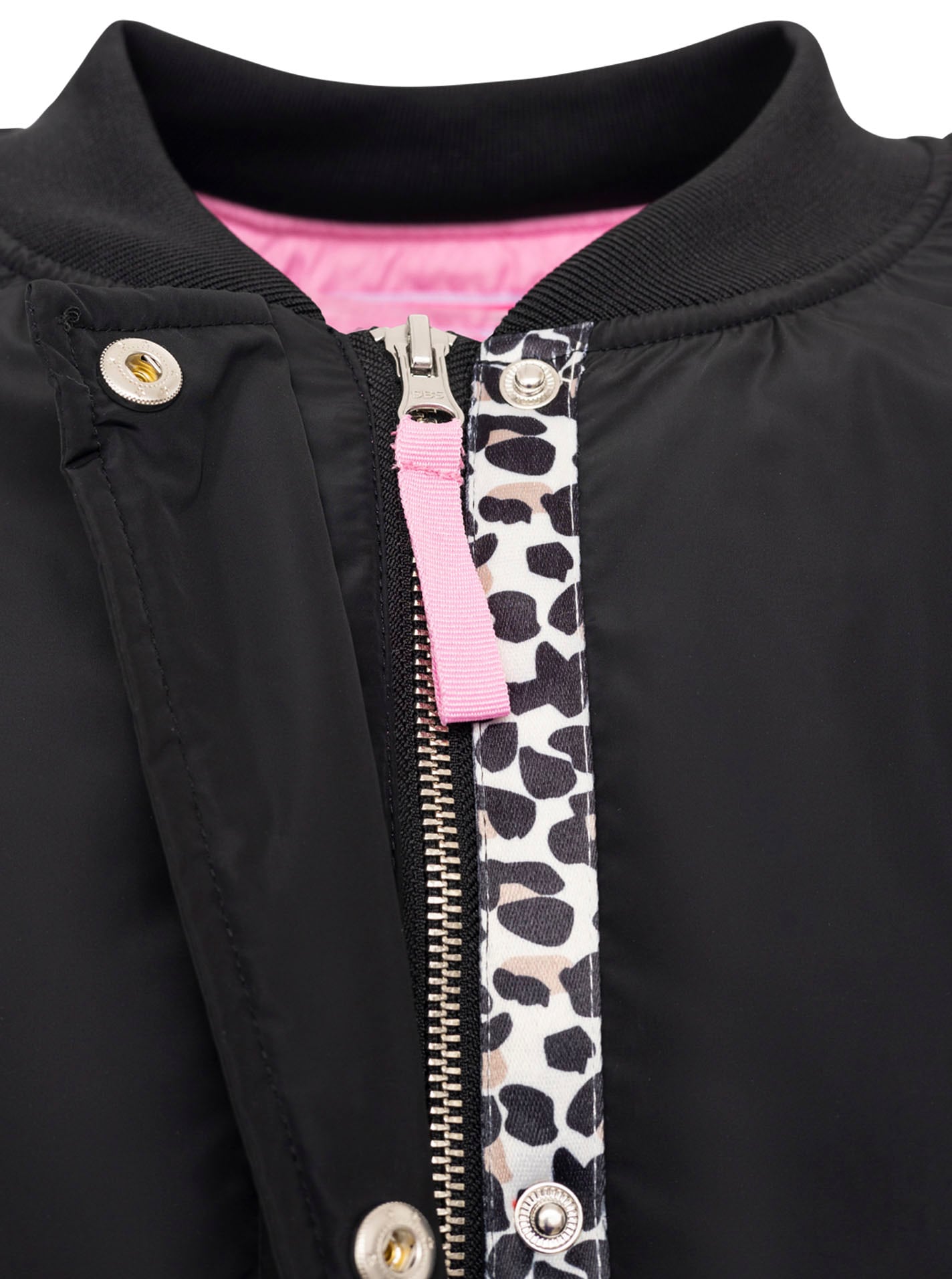Zwillingsherz Bomberjacke »"Wild Heart"« ohne Kapuze Oversize - überschnittene Schulter, Taschen mit Druckknöpfen