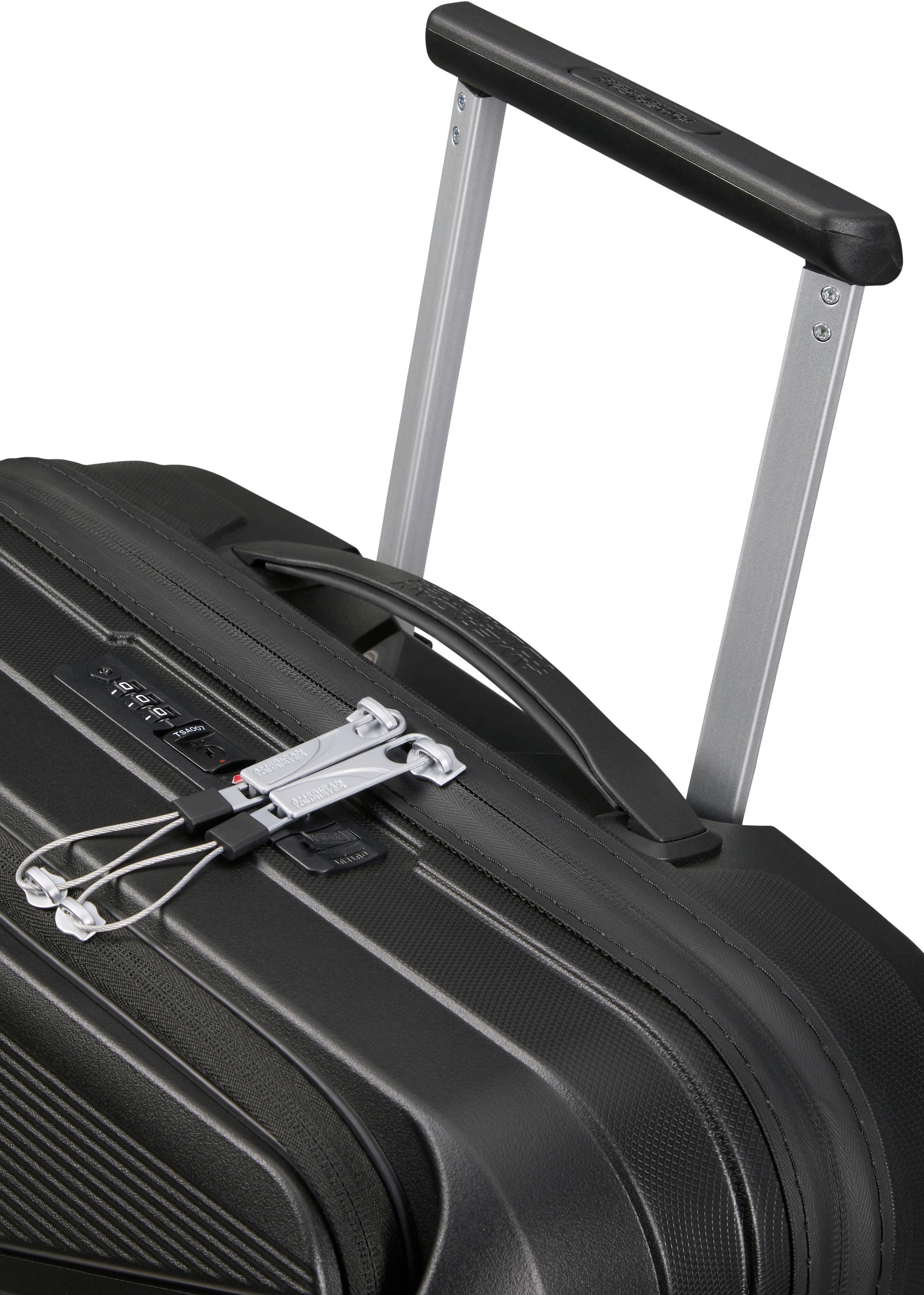 American Tourister® Hartschalen-Trolley »AIRCONIC 55«, 4 Rollen, mit 15,6-Zoll Laptopfach, Tabletfach und USB-Schleuse