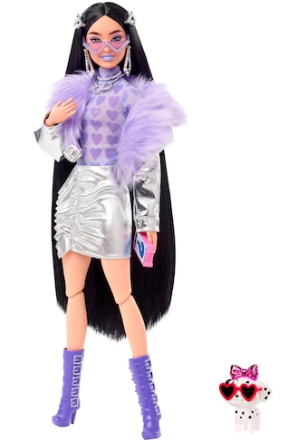 Barbie Anziehpuppe »Extra mit lila Flausch-Kragen & Stiefel« kaufen