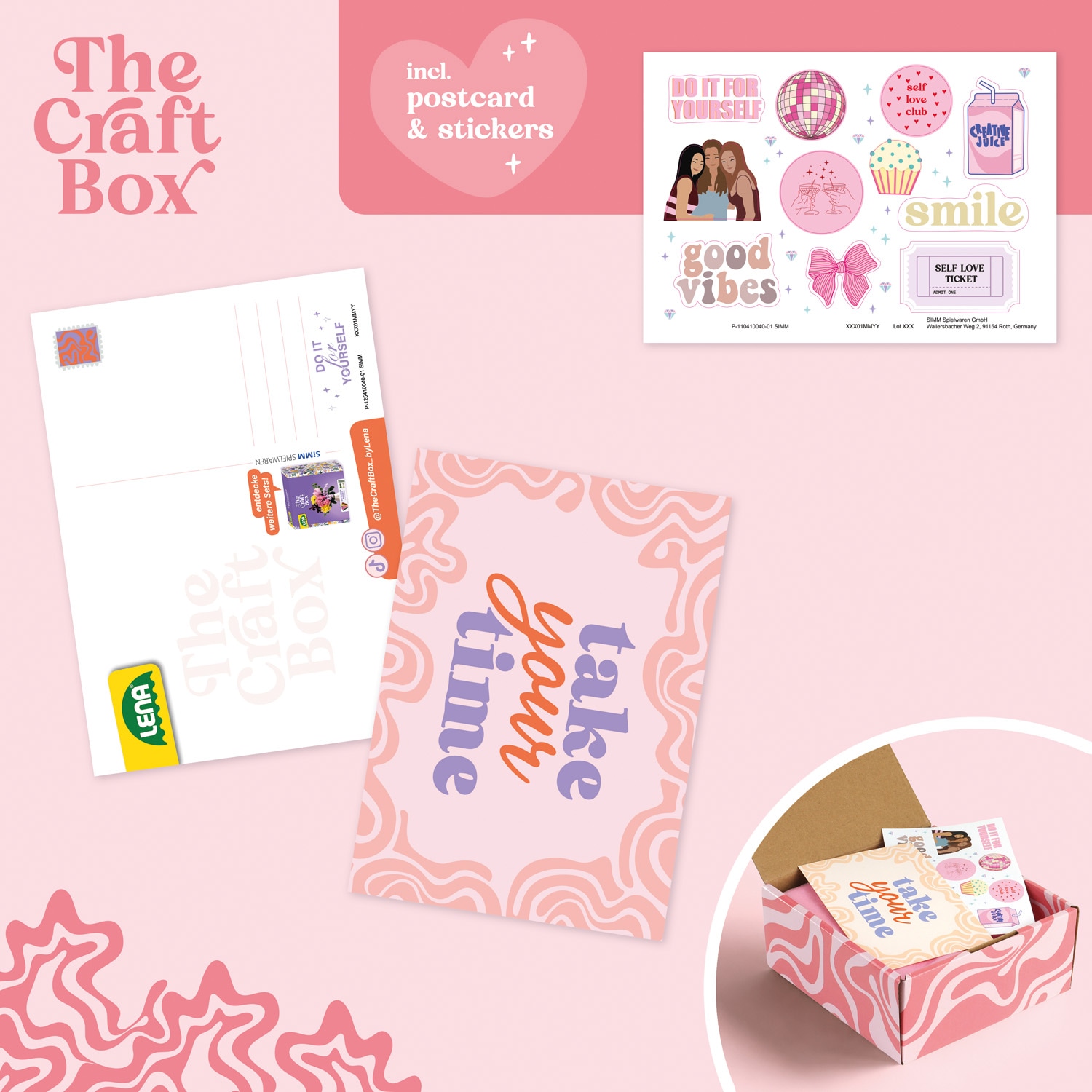 Lena® Kreativset »The Craft Box, DIY Bedazzle Set«