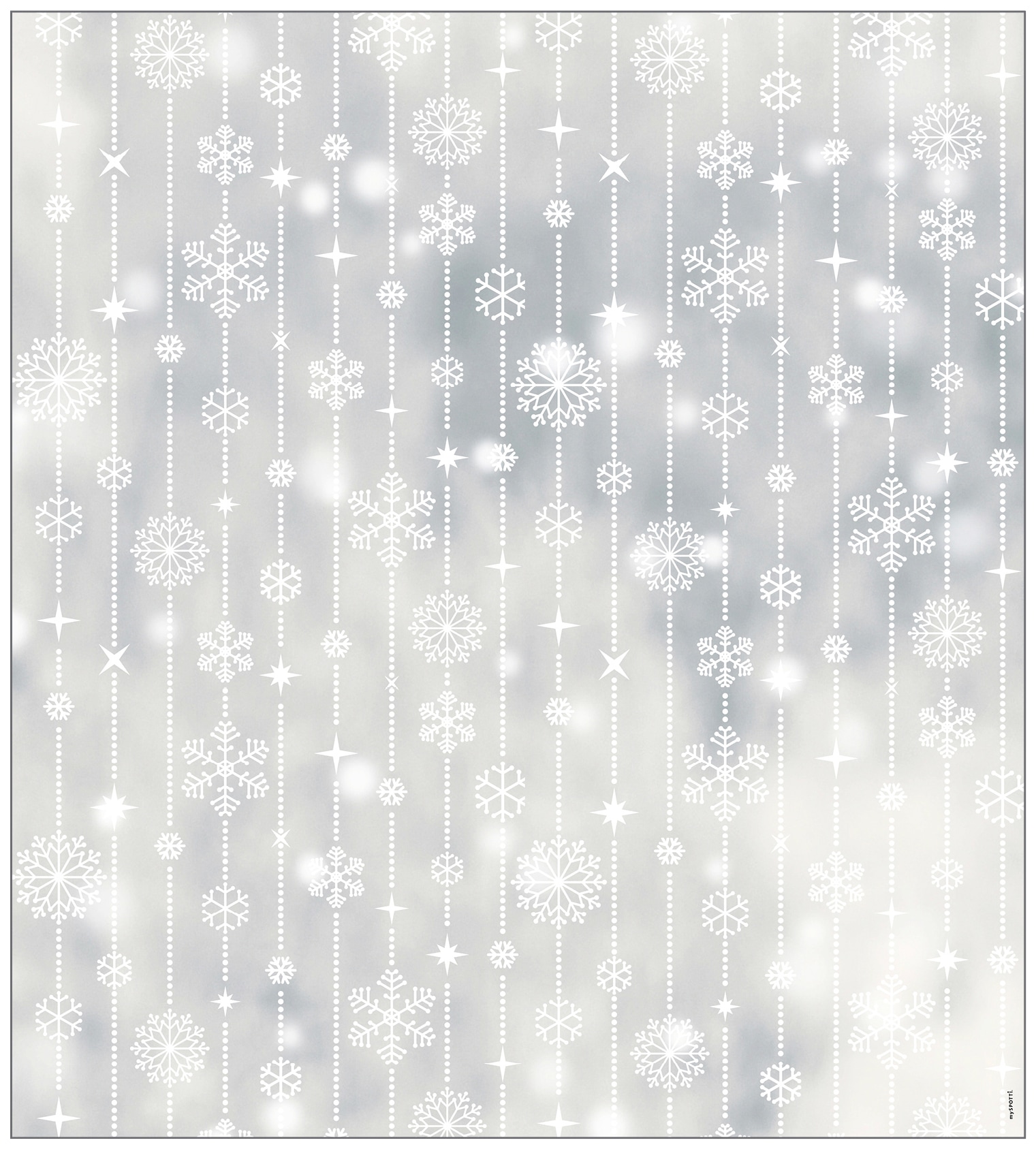 MySpotti Fensterfolie »Look Schneeflocken white«, halbtransparent,  glattstatisch haftend, 90 x 100 cm, statisch haftend kaufen bei OTTO