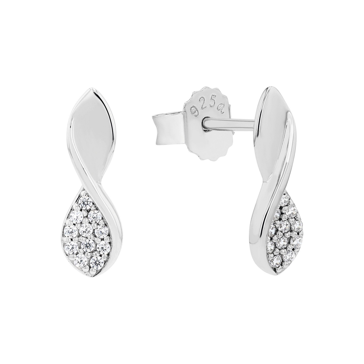 Amor Paar Ohrstecker »Schmuck Geschenk« mit Zirkonia (synth.)