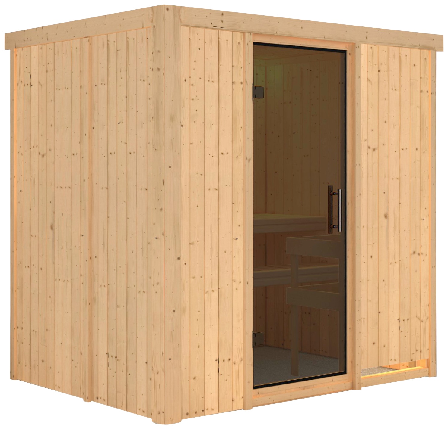 Karibu Sauna »Finja« Set,  ohne Ofen