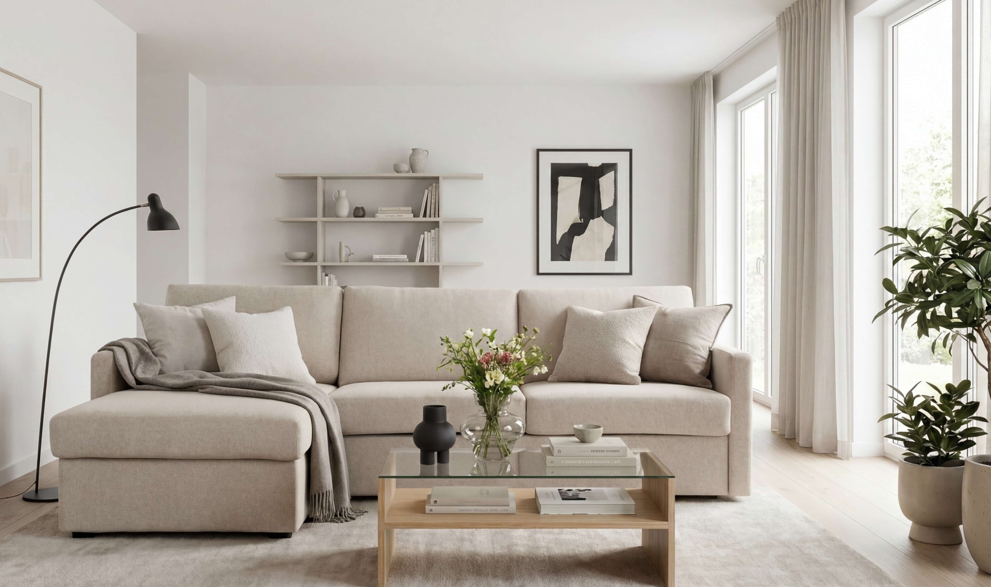 OTTO home Schlafsofa »GOLDPOINT Ecksofa 264 cm, Liegefläche (140/200cm), L-Form« Bettfunktion, Bonell-Federkernmatratze und Dauerschläfer-Funktion