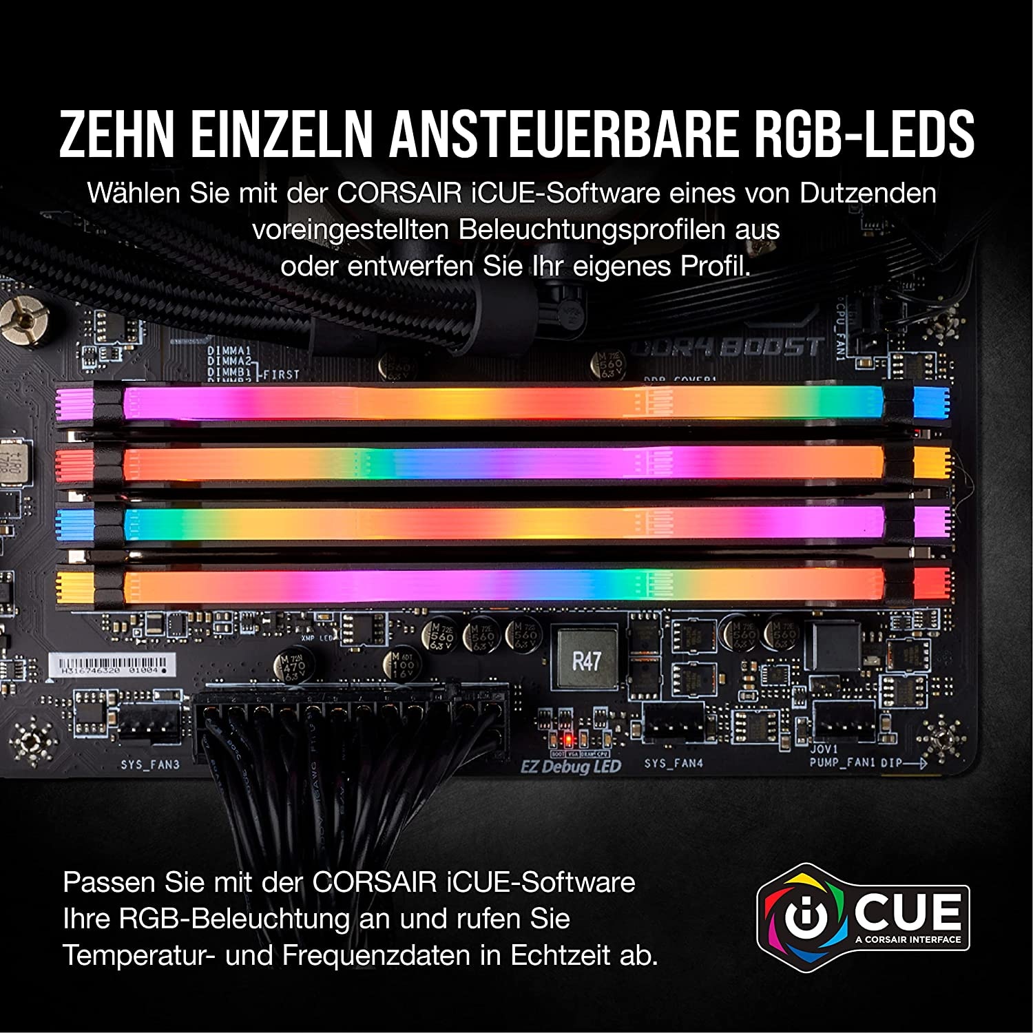 Corsair Arbeitsspeicher »Vengeance RGB PRO DDR4, 3600MHz 64GB 2x32GB DIMM«  jetzt im OTTO Online Shop