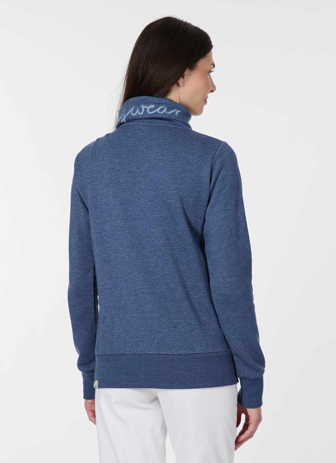 Ragwear Sweatjacke »RONETTE A« Baumwollmischung mit Marken-Stickerei