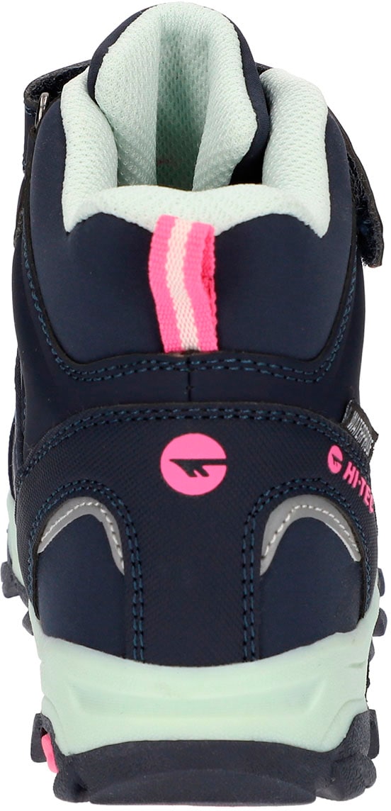 Hi-Tec Outdoorschuh »Hi-Tec Blackout Mid Wp Jrg«, Klett-/Schnürkombination, wasserdicht