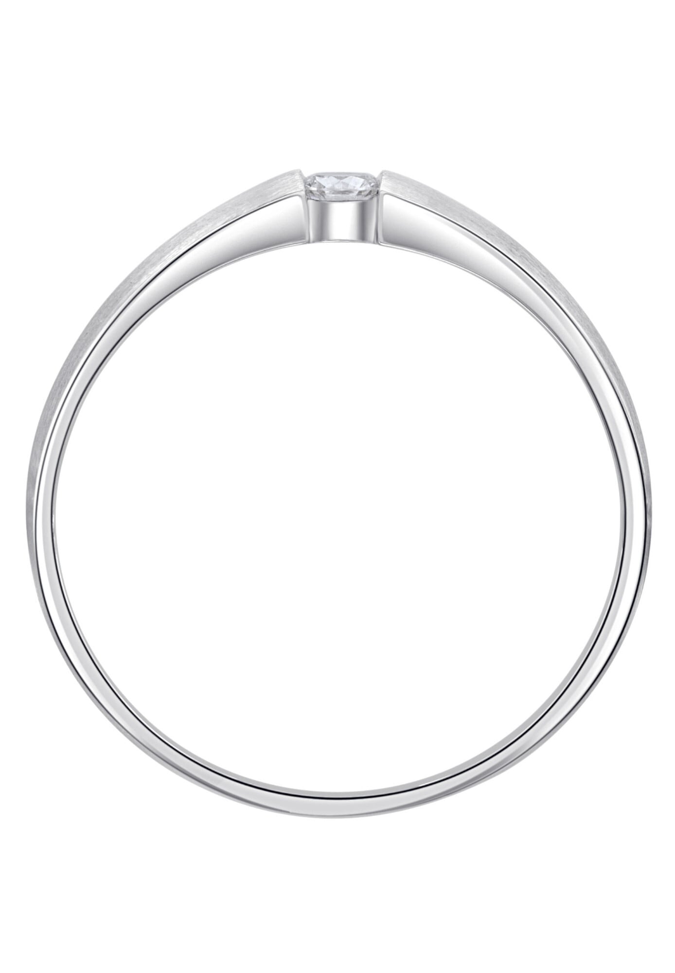 ONE ELEMENT Diamantring »0,03 ct Diamant Brillant Ring aus 585 Weißgold«