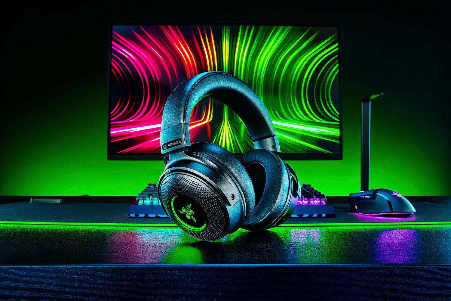 RAZER Gaming-Headset »Kraken V3 Pro«, Wireless, Rauschunterdrückung