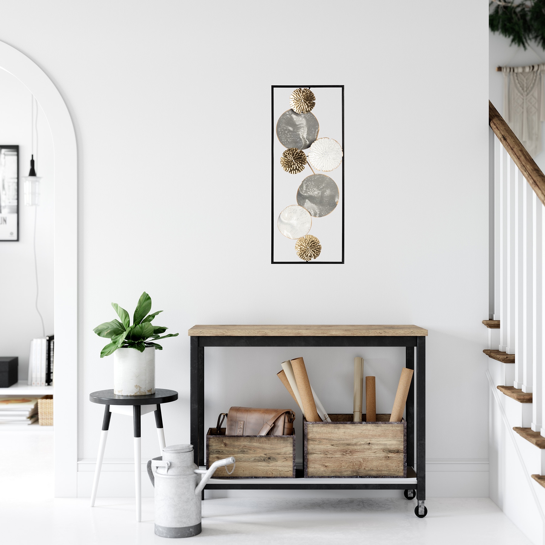 Bönninghoff Metallbild »ABSTRAKT 25x61 cm – Deko modern«