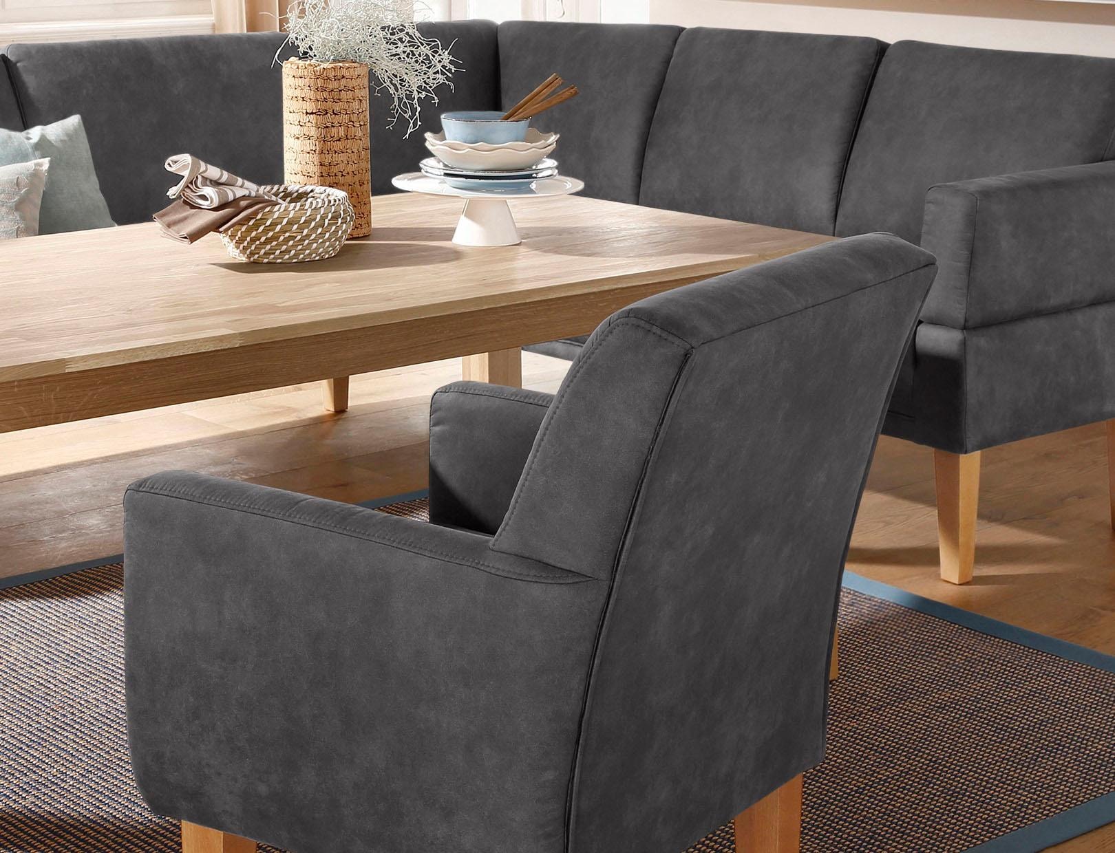 Home affaire Sessel »Fehmarn« komfortable Sitzhöhe von 54 cm,  in 3 verschiedenen Bezugsqualitäten