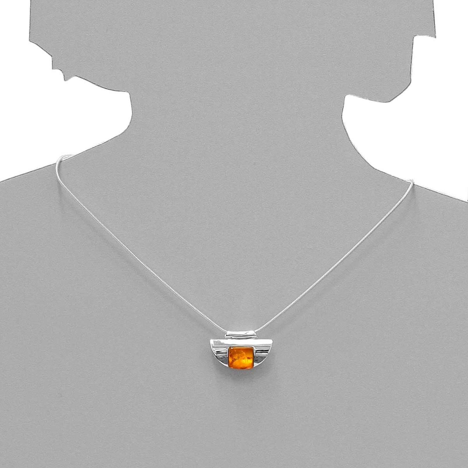OSTSEE-SCHMUCK Kettenanhänger »- Gleiter-Klara - Silber 925/000 - Bernstein«