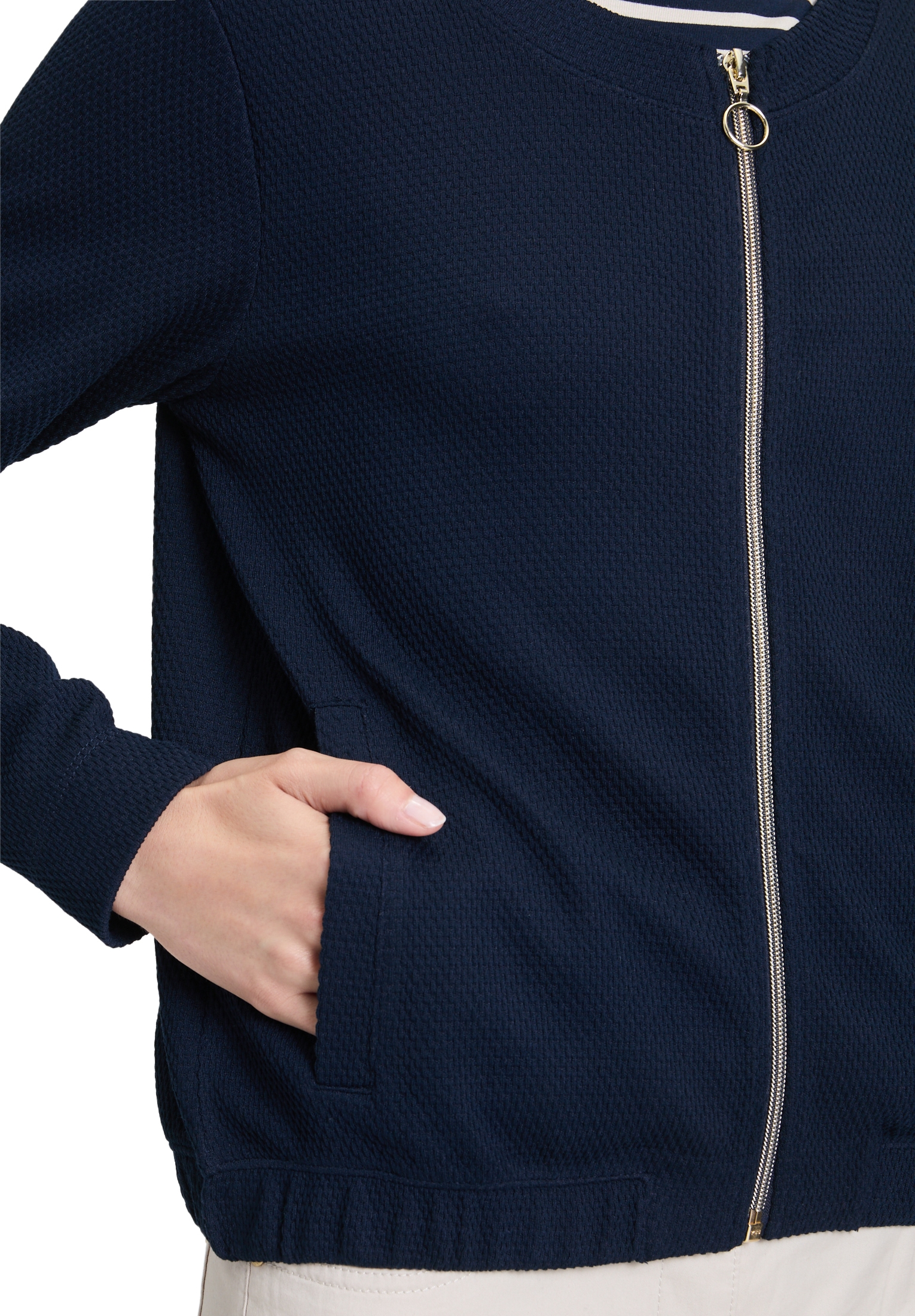 Betty Barclay Sweatshirt »Shirtjacke mit Struktur«