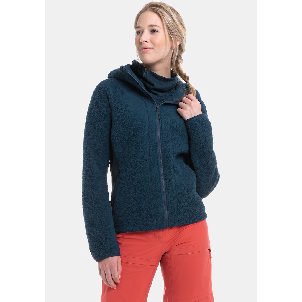 Schöffel Fleecejacke »Fleece Hoody Trifide L«, mit Kapuze