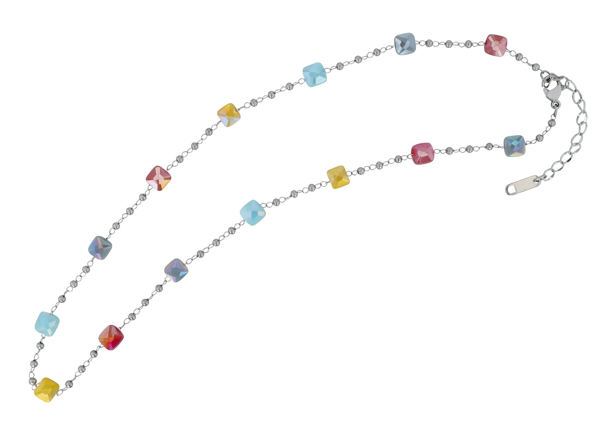 Adelia´s Gliederkette »Damen Halskette aus Edelstahl 41 cm«