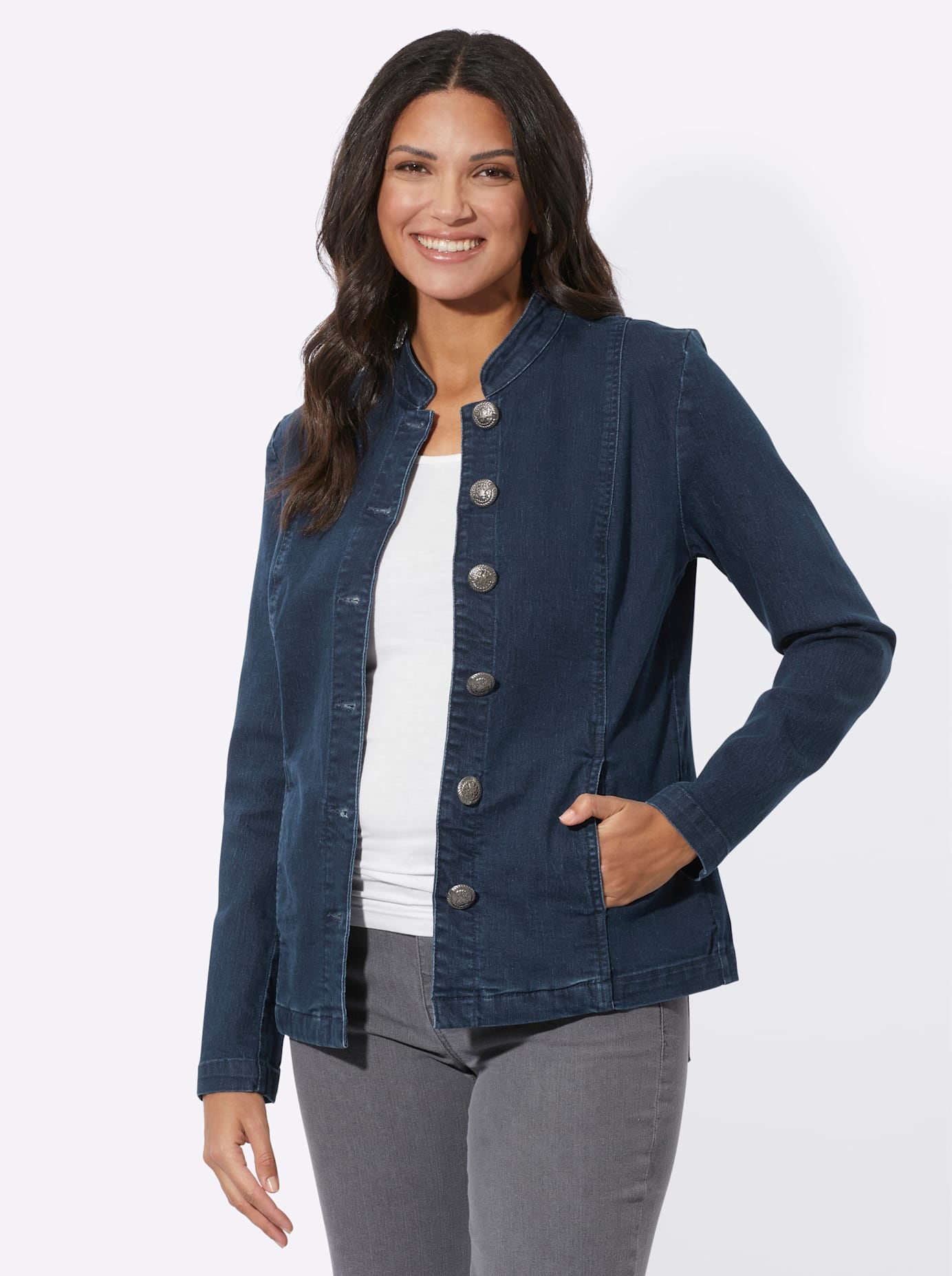 Classic Basics Jeansblazer »Jeans-Blazer«