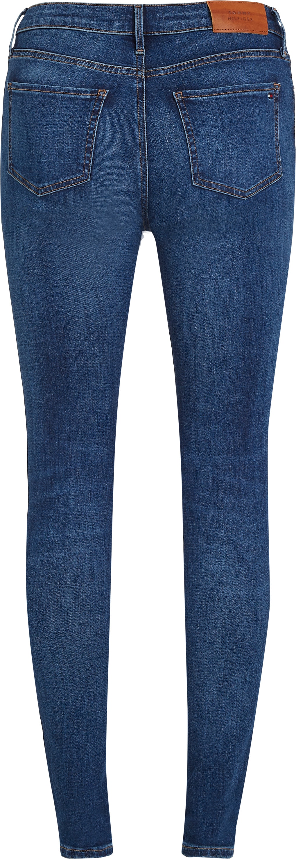 Tommy Hilfiger Skinny-fit-Jeans »COMO Skinny Regular Waist«, mit Logo-Badge, in Knöchellänge