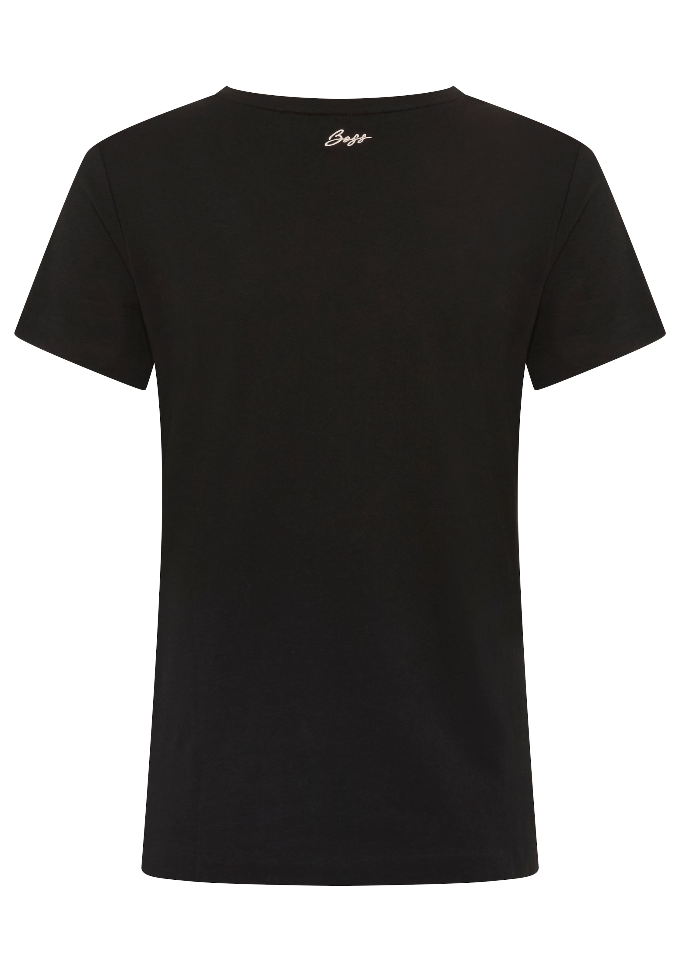 BOSS ORANGE T-Shirt »Elove Premium Damenmode« im Slim Fit, bestickt