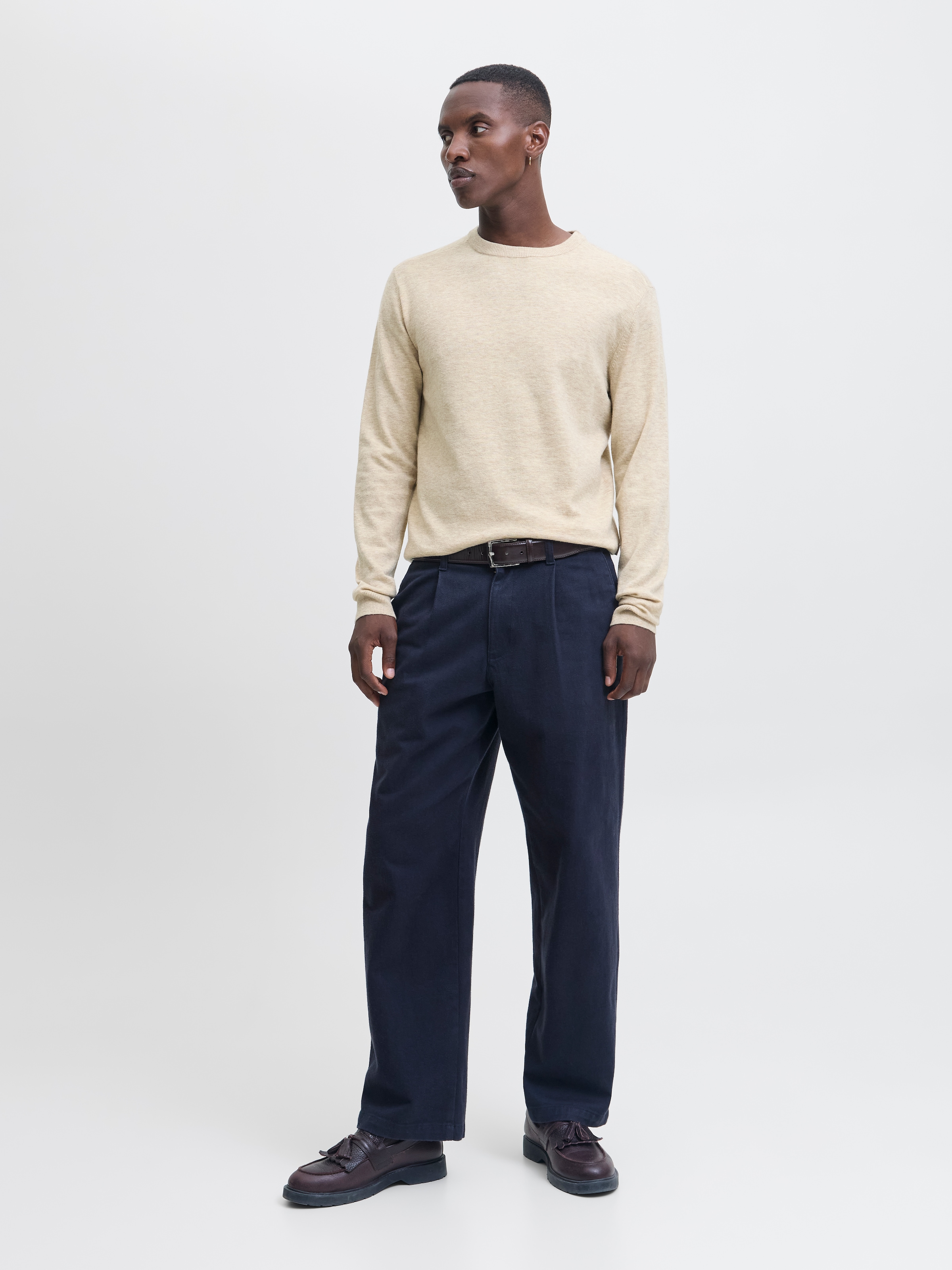 Jack & Jones Strickpullover »JJEPERFECT WOOL KNIT CREW NECK SN«
