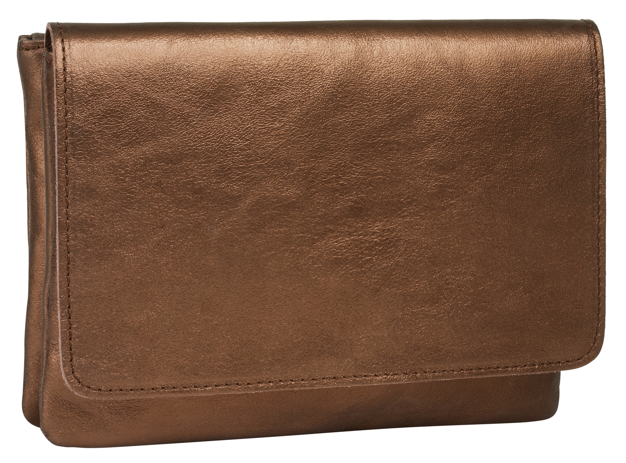 Cluty Umhängetasche, echt Leder, Made in Italy