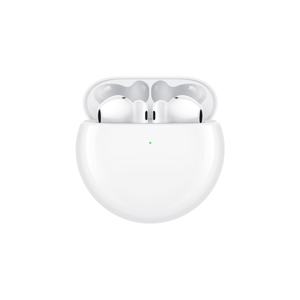 Huawei wireless Kopfhörer »Huawei FreeBuds 4 - Ceramic White«, HFP-Bluetooth, Active Noise Cancelling (ANC)