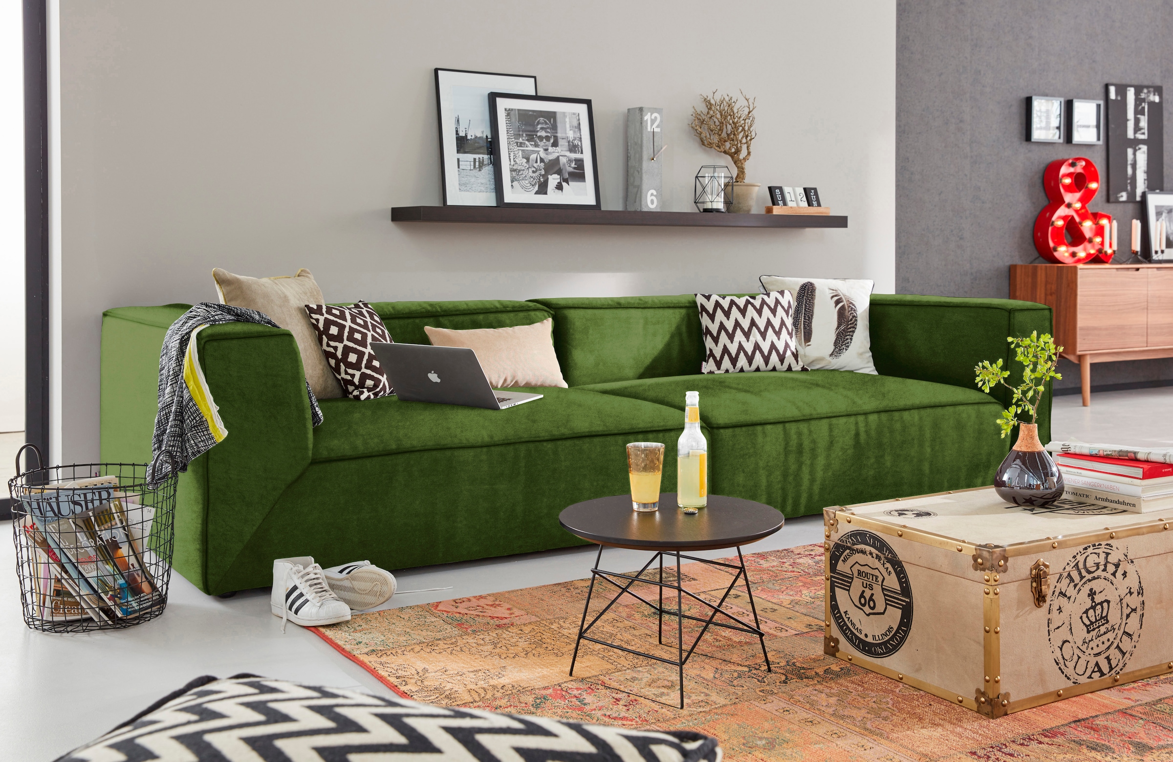 Jockenhöfer Gruppe Big-Sofa »Gulliver«, mit Federkernpolsterung für  kuscheligen, angenehmen Sitzkomfort OTTO Online Shop