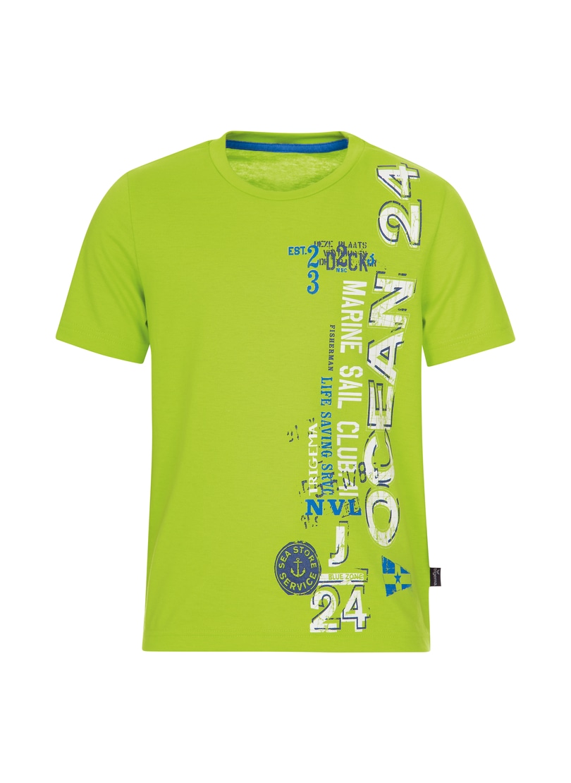 Trigema T-Shirt, mit maritimem Druckmotiv
