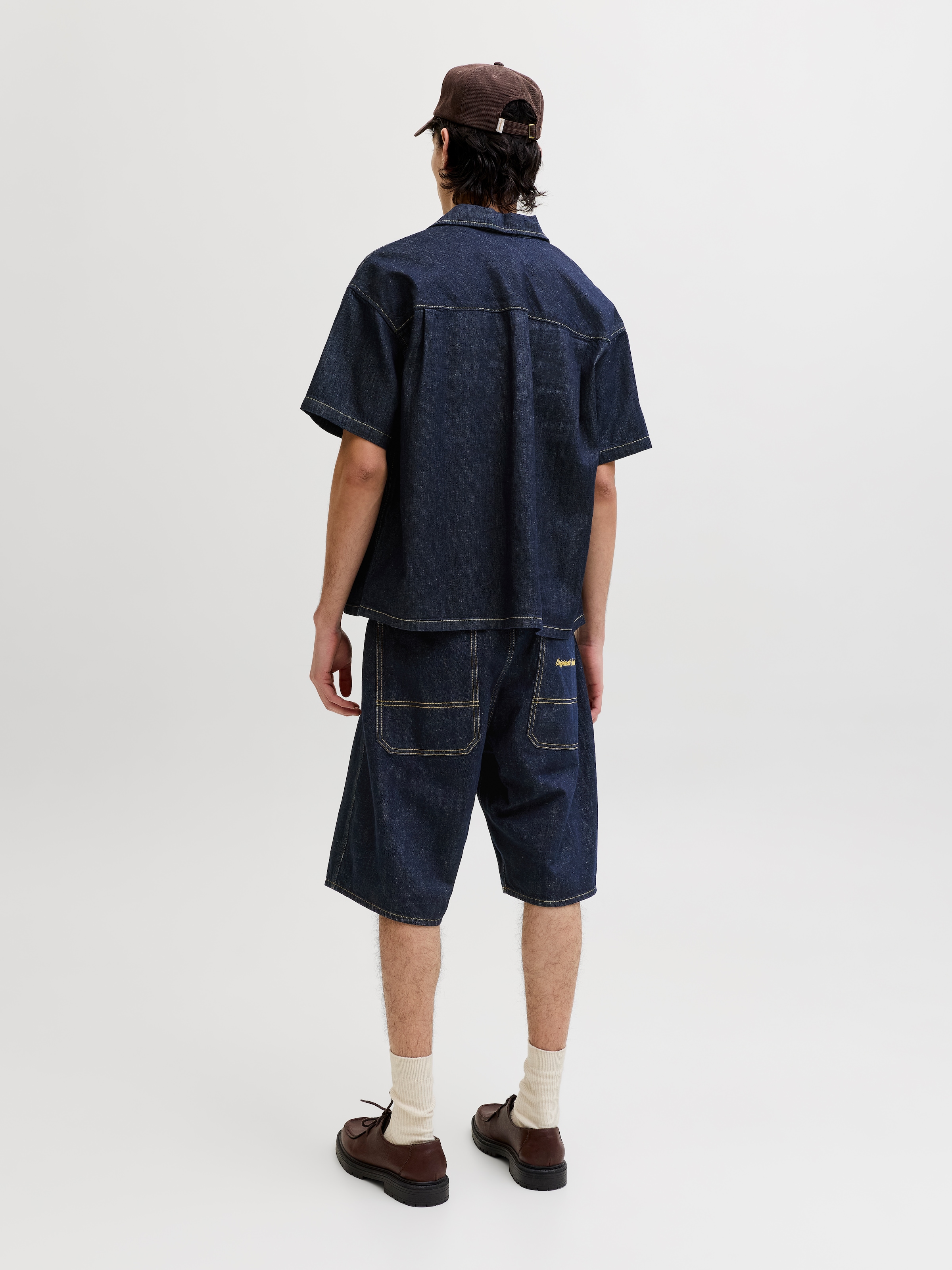 Jack & Jones Jeanshemd »JJORGAUSTIN DENIM SHIRT SS LN« Baumwolle, regular fit