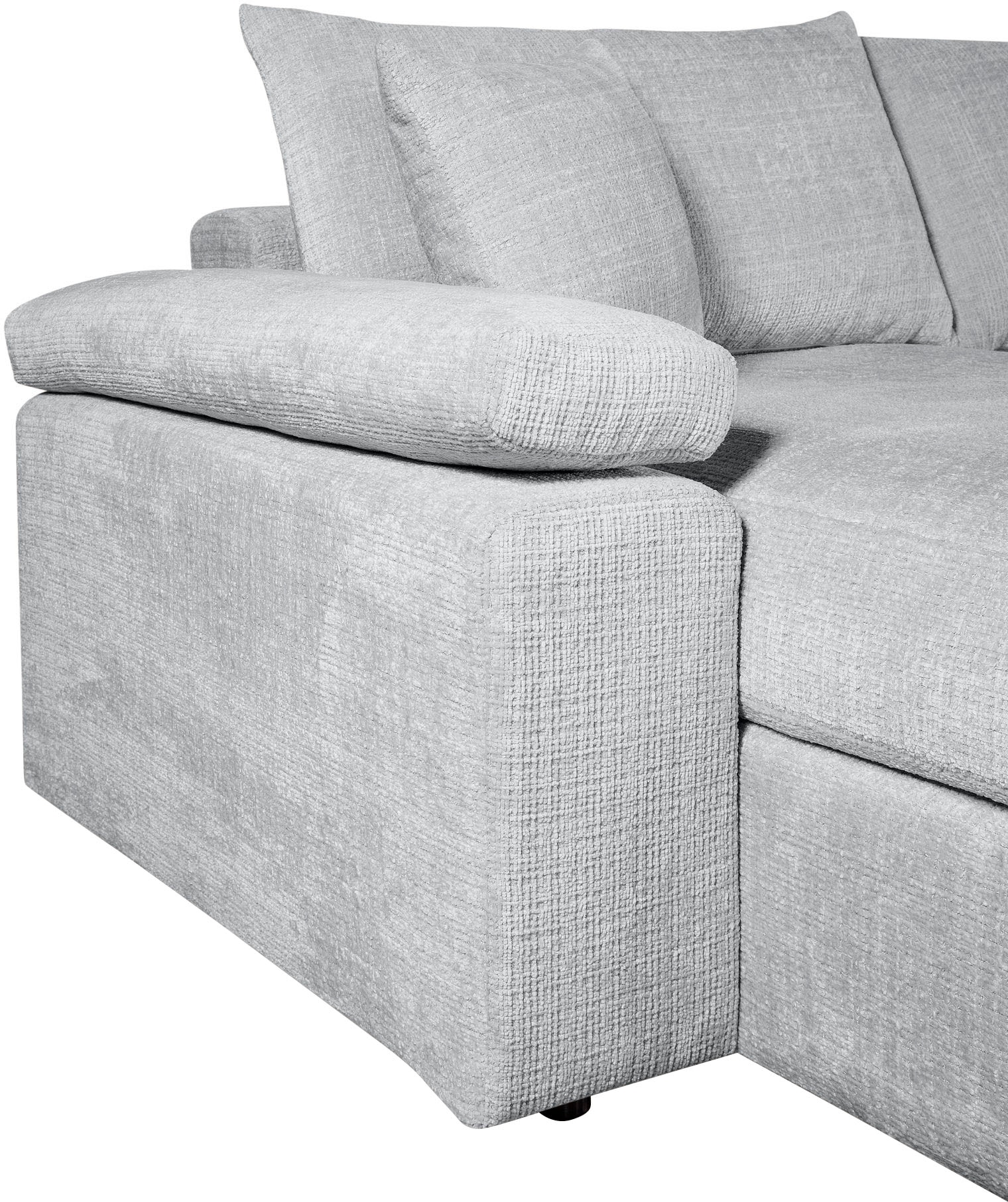 OTTO home Wohnlandschaft »Cosy U-From Breite 309 cm, Sitzaufbau im Sandwich-Federkern« Bezüge in Cord oder Struktur weich wählbar mit Kaltschaumauflage