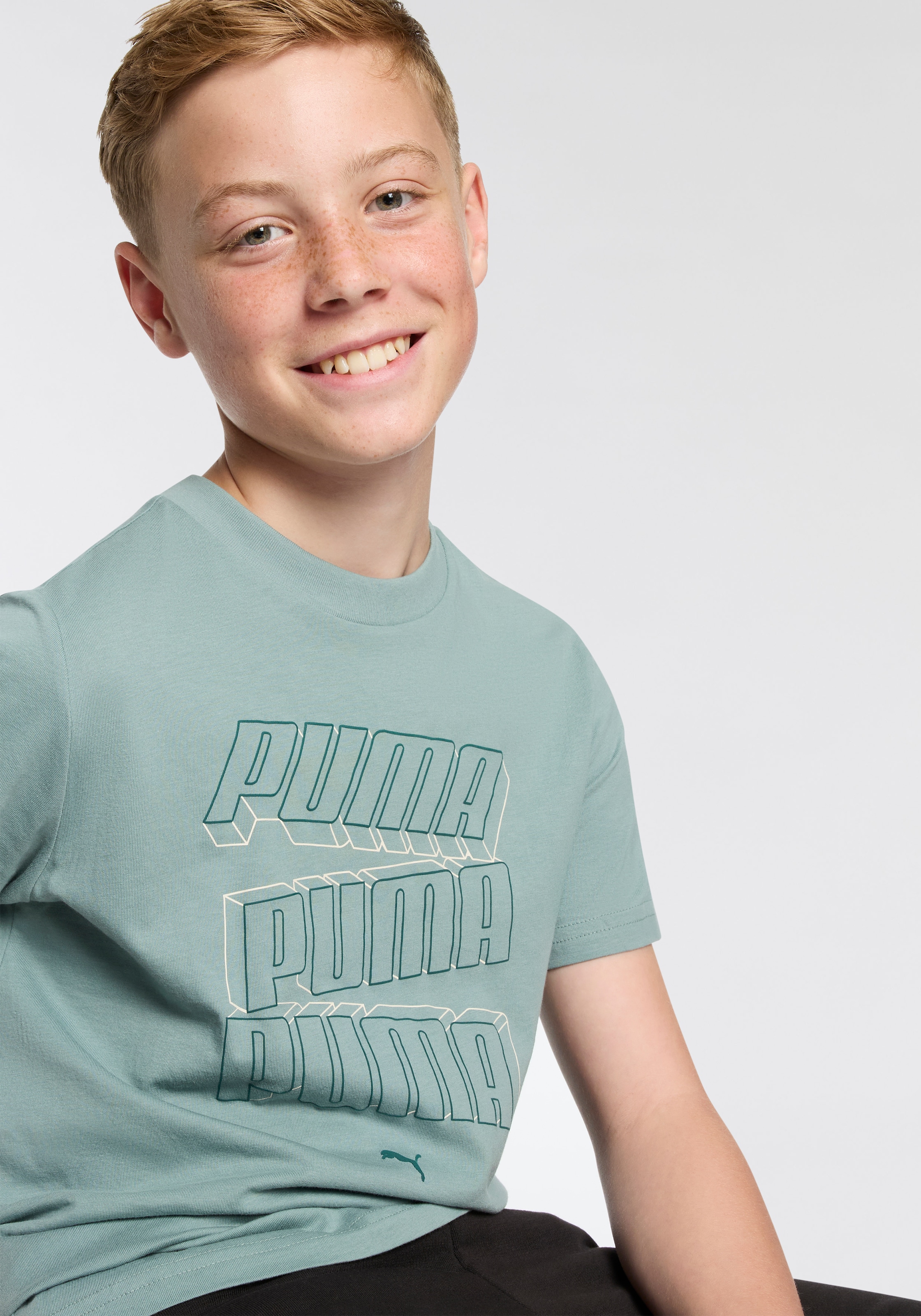 PUMA T-Shirt »ESS LOGO LAB HOG TEE B«