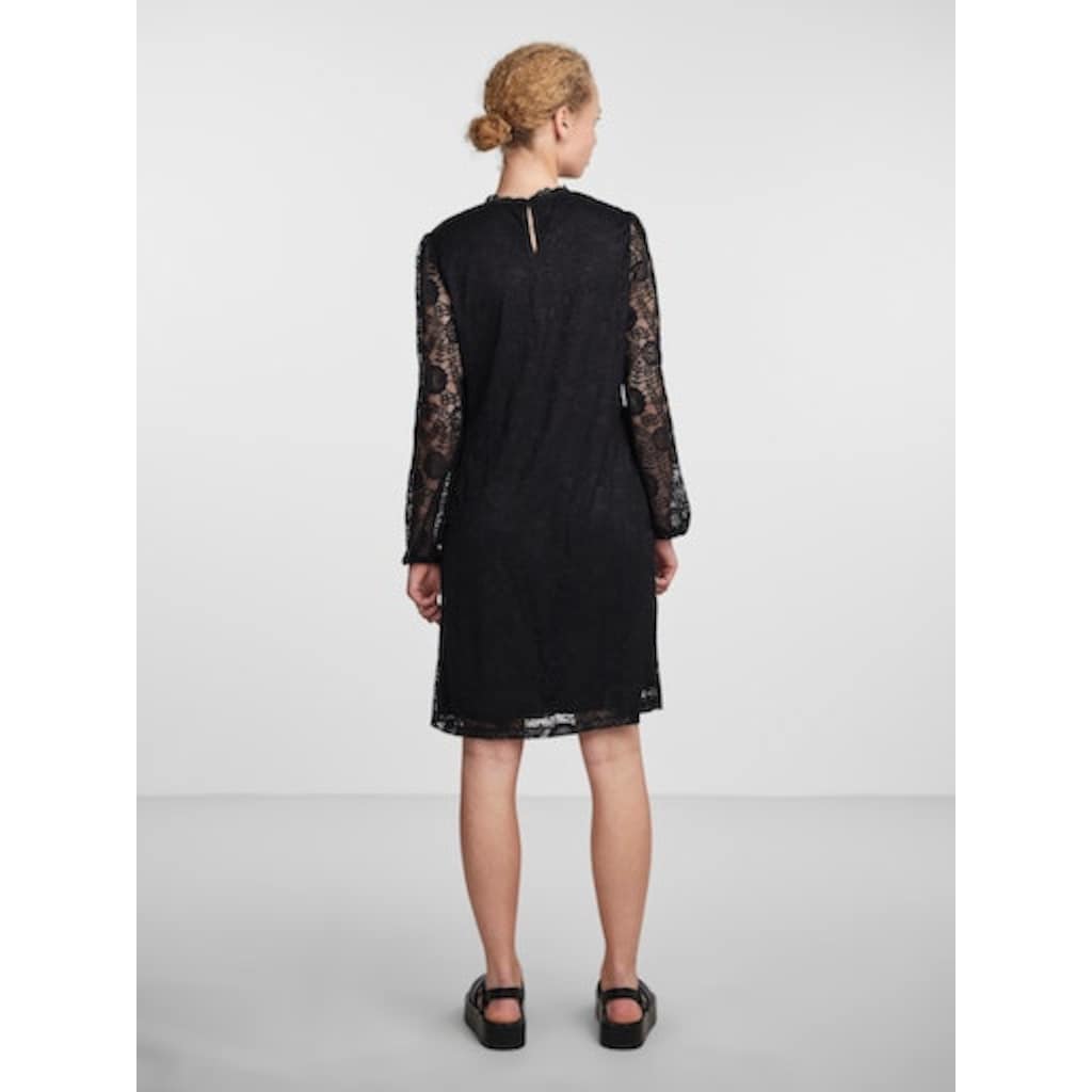 pieces Spitzenkleid »PCOLLINE LS LACE DRESS NOOS BC«