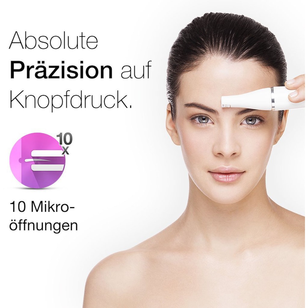 Braun Gesichtsepilierer »FaceSpa 851V 3-in-1«, 3 St. Aufsätze