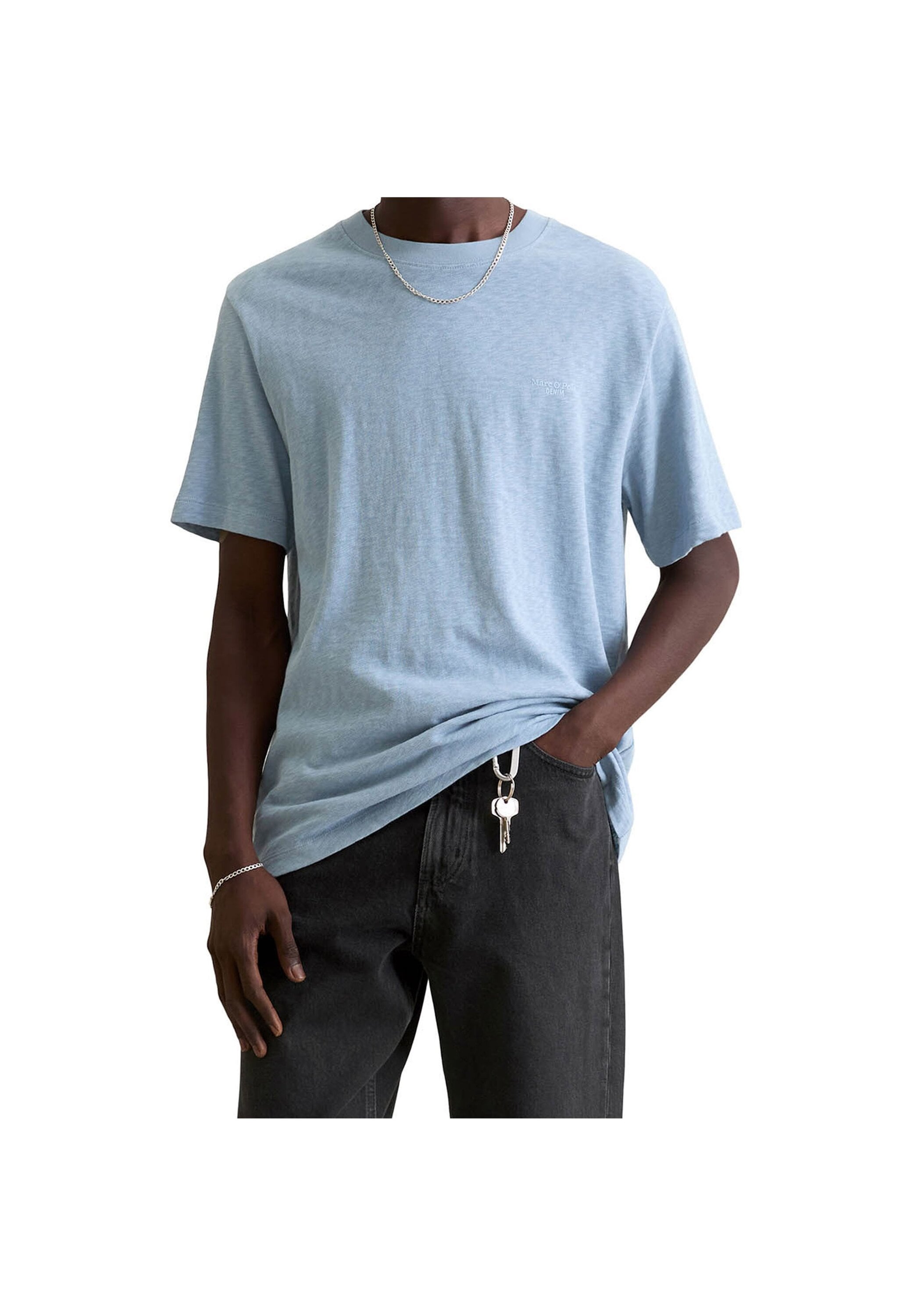 Marc O'Polo DENIM T-Shirt »T-Shirt T-Shirt, SSL, Logo Print, Reg 1er Pack« 1
