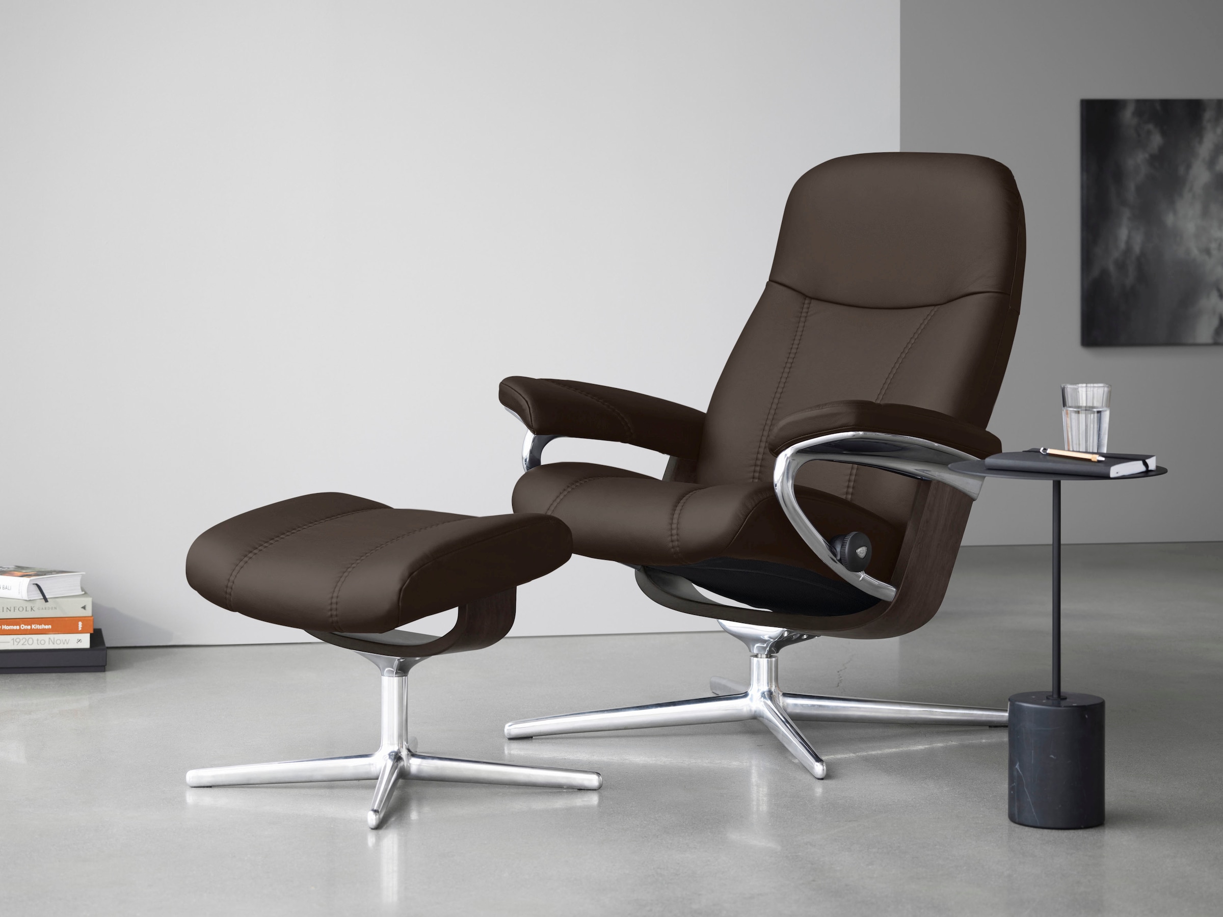 Stressless® »Consul« mit Cross Base, Größe S, M & L, Holzakzent Wenge