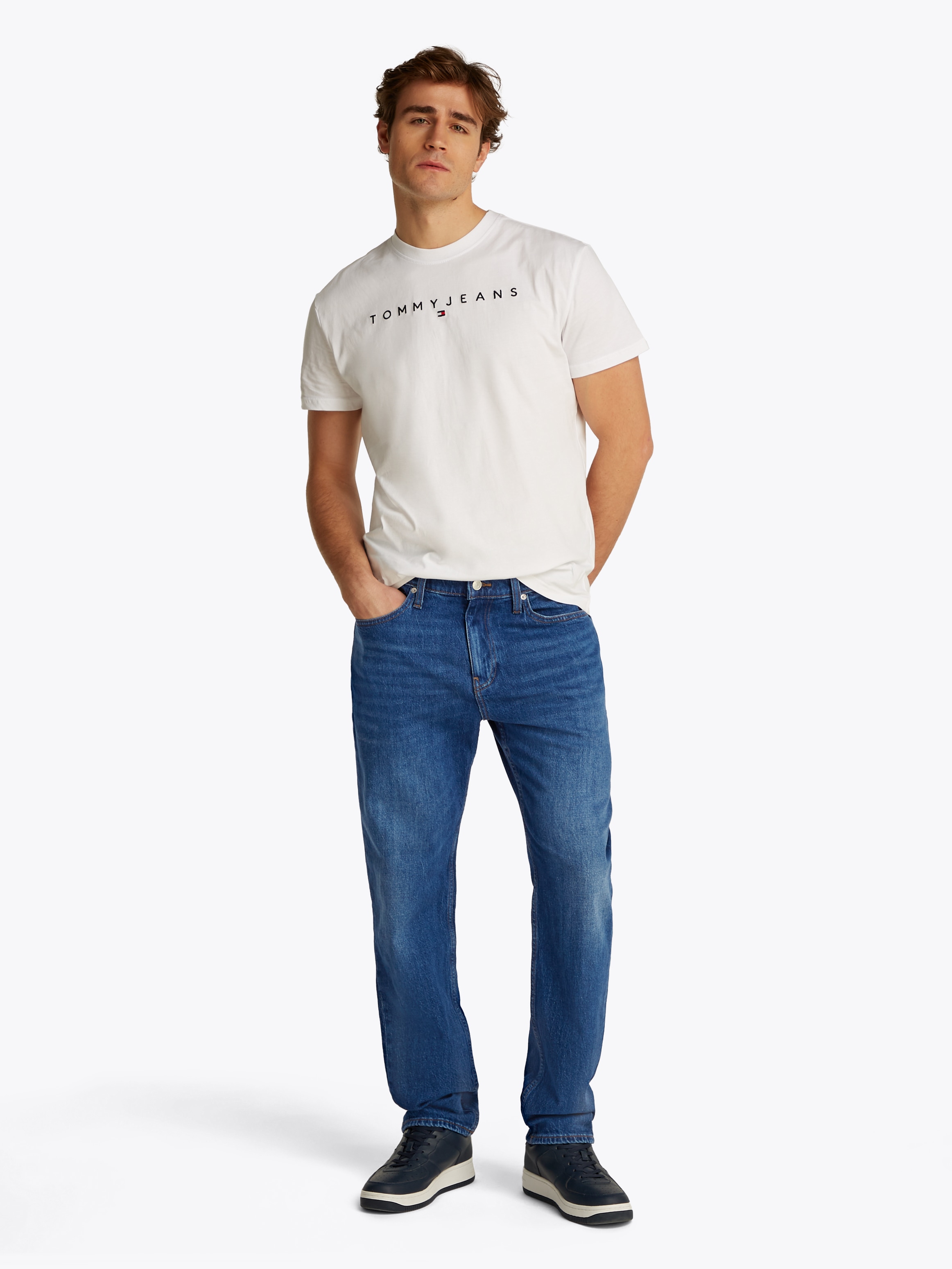 Tommy Jeans Slim-fit-Jeans »RYAN SLIM STRAIGHT«, mit Logoprägung