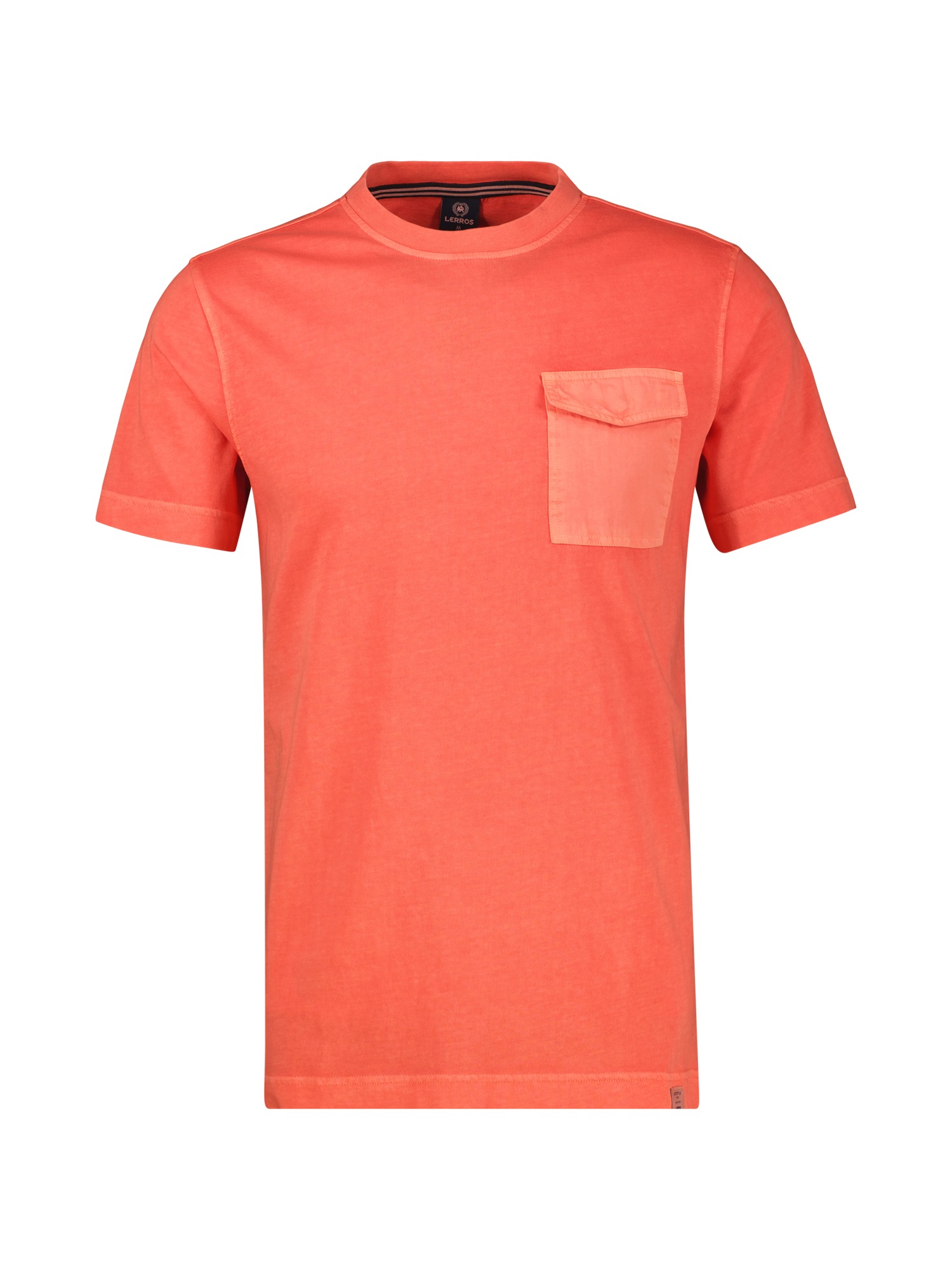 LERROS T-Shirt »T-Shirt mit O-Neck und Brusttasche«