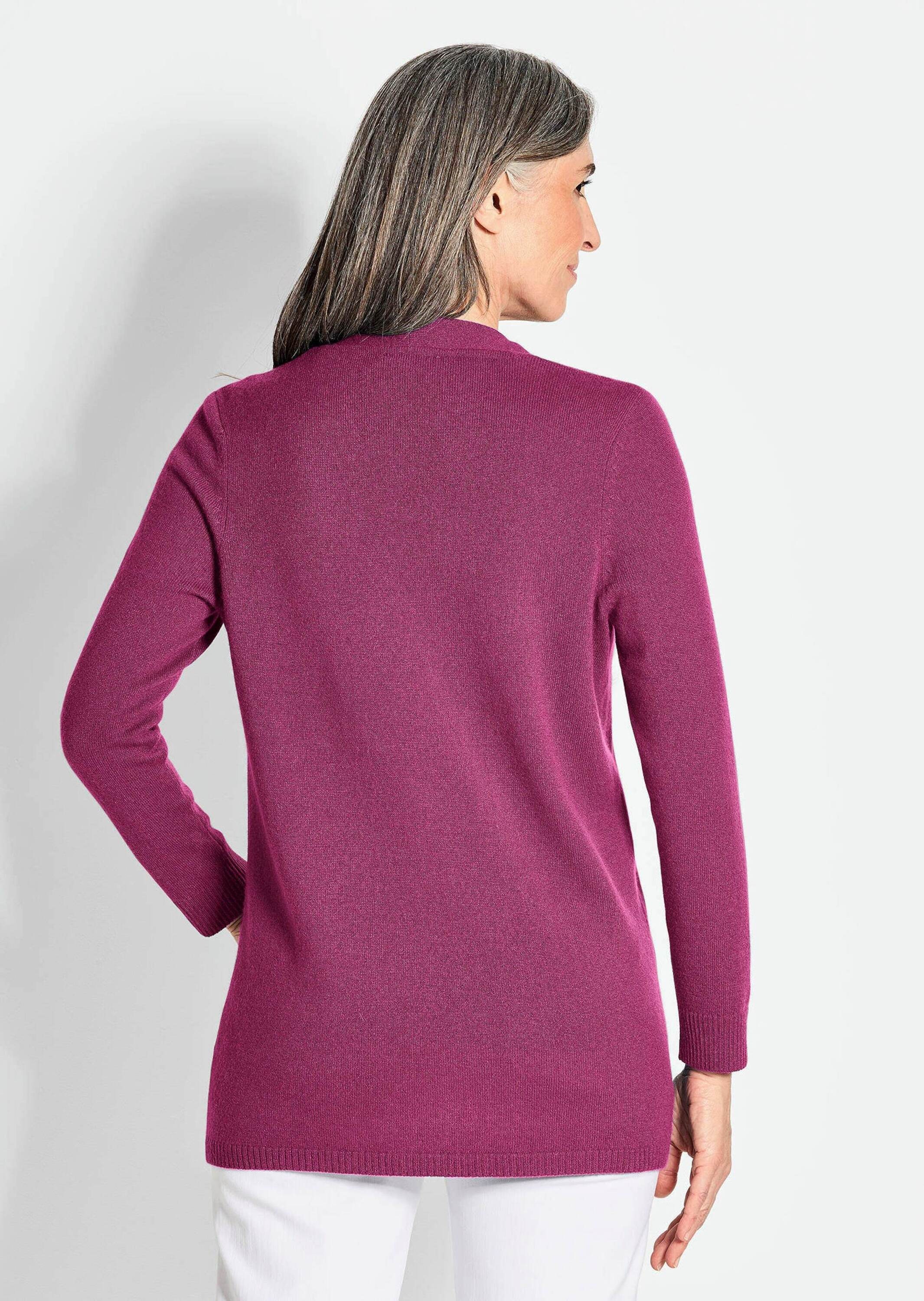 GOLDNER Strickjacke »Langarm Feinstrick-Cardigan«