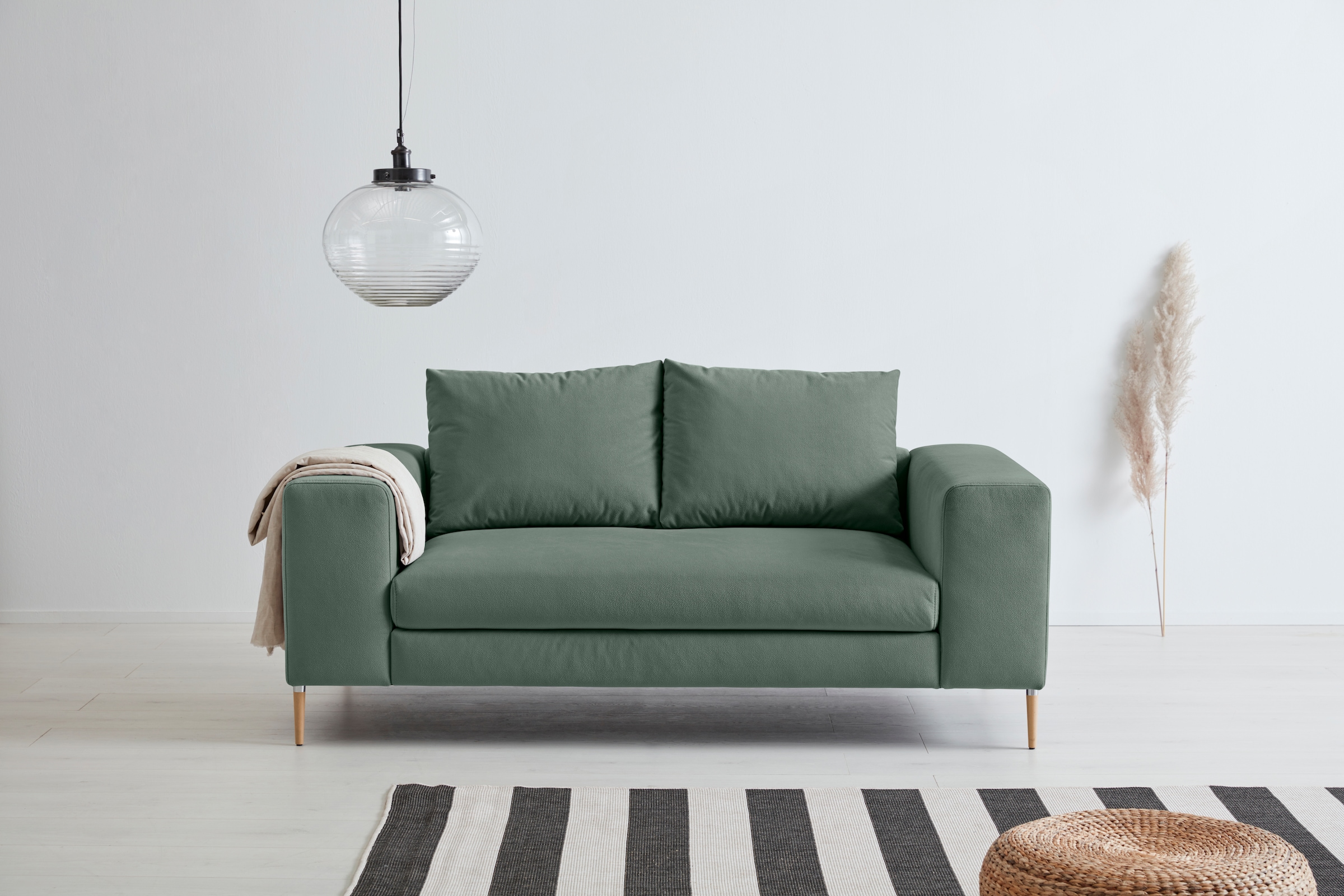 OTTO products 2-Sitzer »Finnja, softer, legerer Sitzkomfort, bequem, zeitloses Design« mit Recycling-Bezug